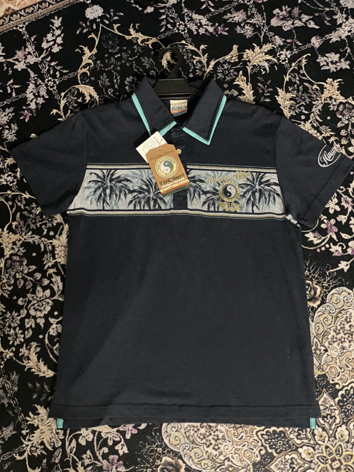 Japanese Brand Vintage Tnc Surf Hawaii Colar Shirt Size US M / EU 48-50 / 2 - 3 Thumbnail