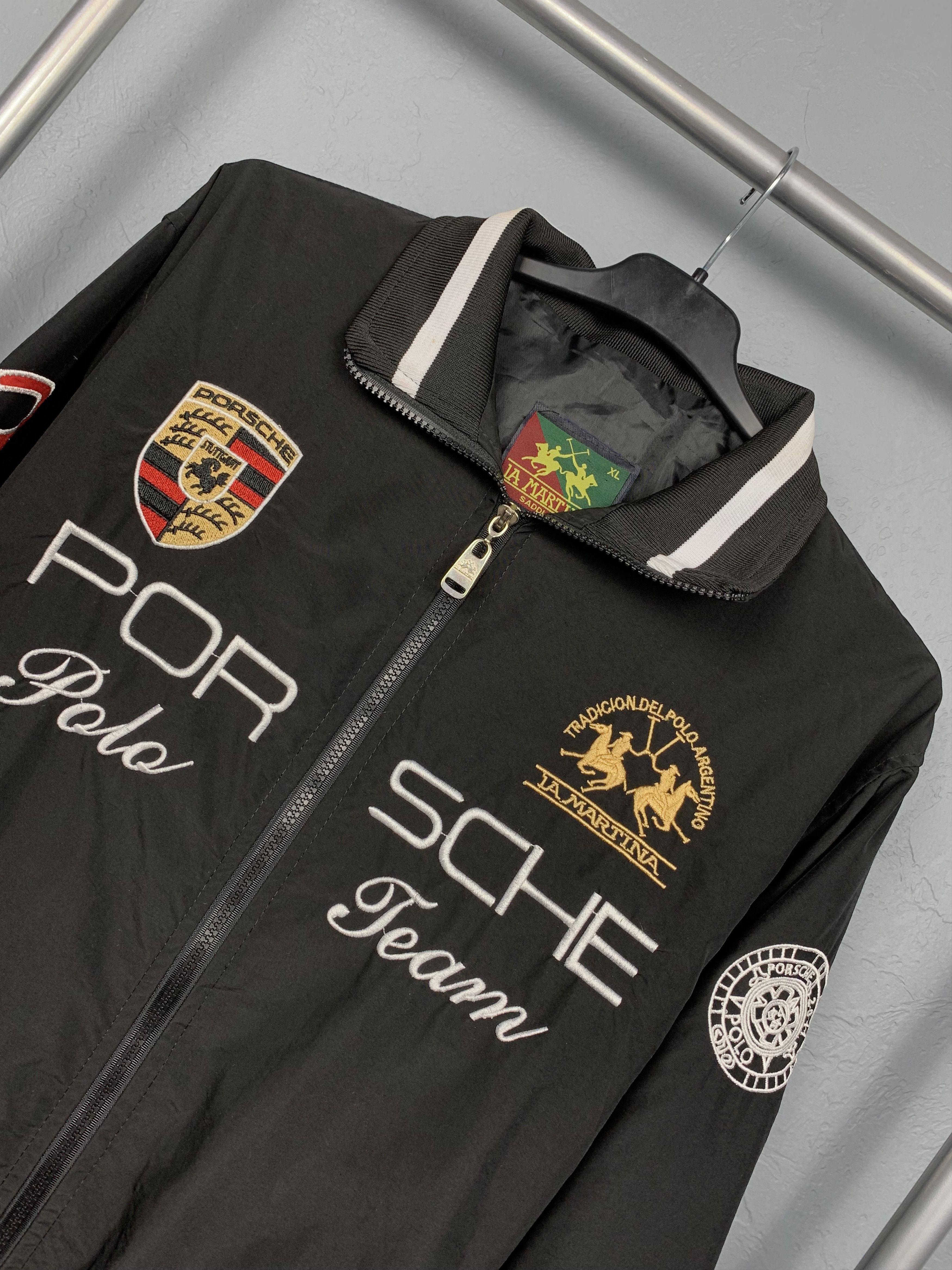 La Martina La Martina Porshe Polo Team Vintage Mens Jacket Size US XL / EU 56 / 4 - 2 Thumbnail