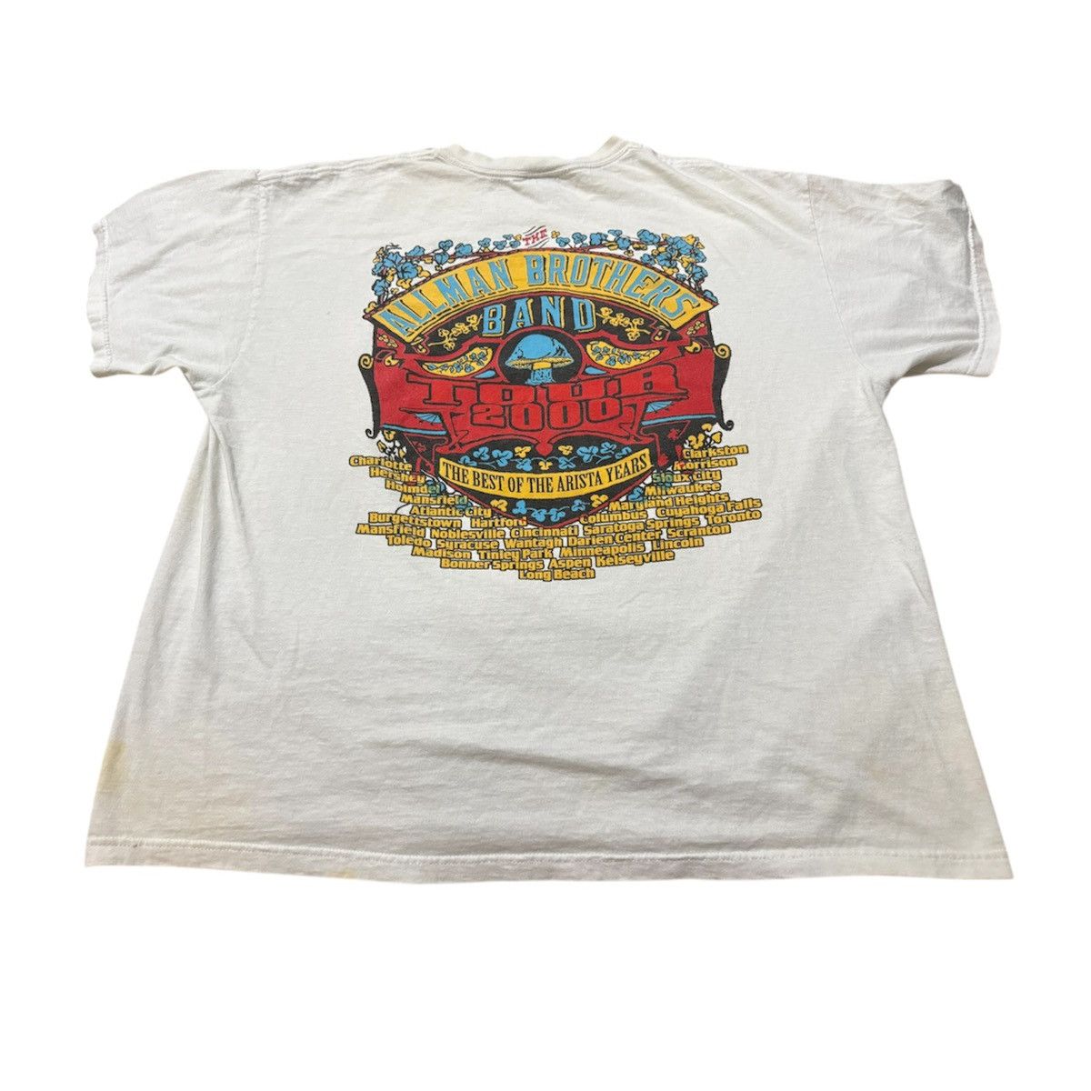 Band Tees × Vintage Vintage 2000s Allman Brothers Band T Shirt Size US XL / EU 56 / 4 - 3 Thumbnail