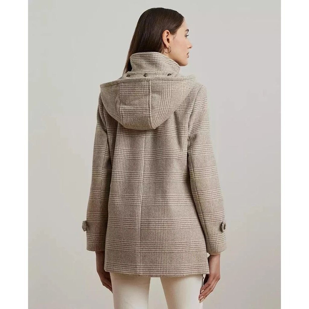 Lauren Ralph Lauren Lauren Ralph Lauren Houndstooth Wool Blend Coat Women 14 NWT Size XL / US 12-14 / IT 48-50 - 8 Thumbnail