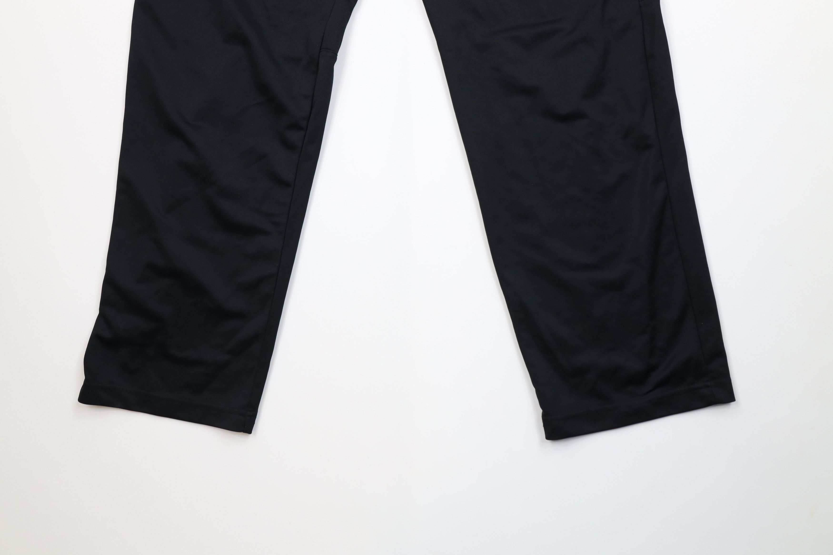 Nike Vintage Y2K Nike Scott Mini Swoosh Wide Leg Pants Black Knit Size US 34 / EU 50 - 4 Thumbnail