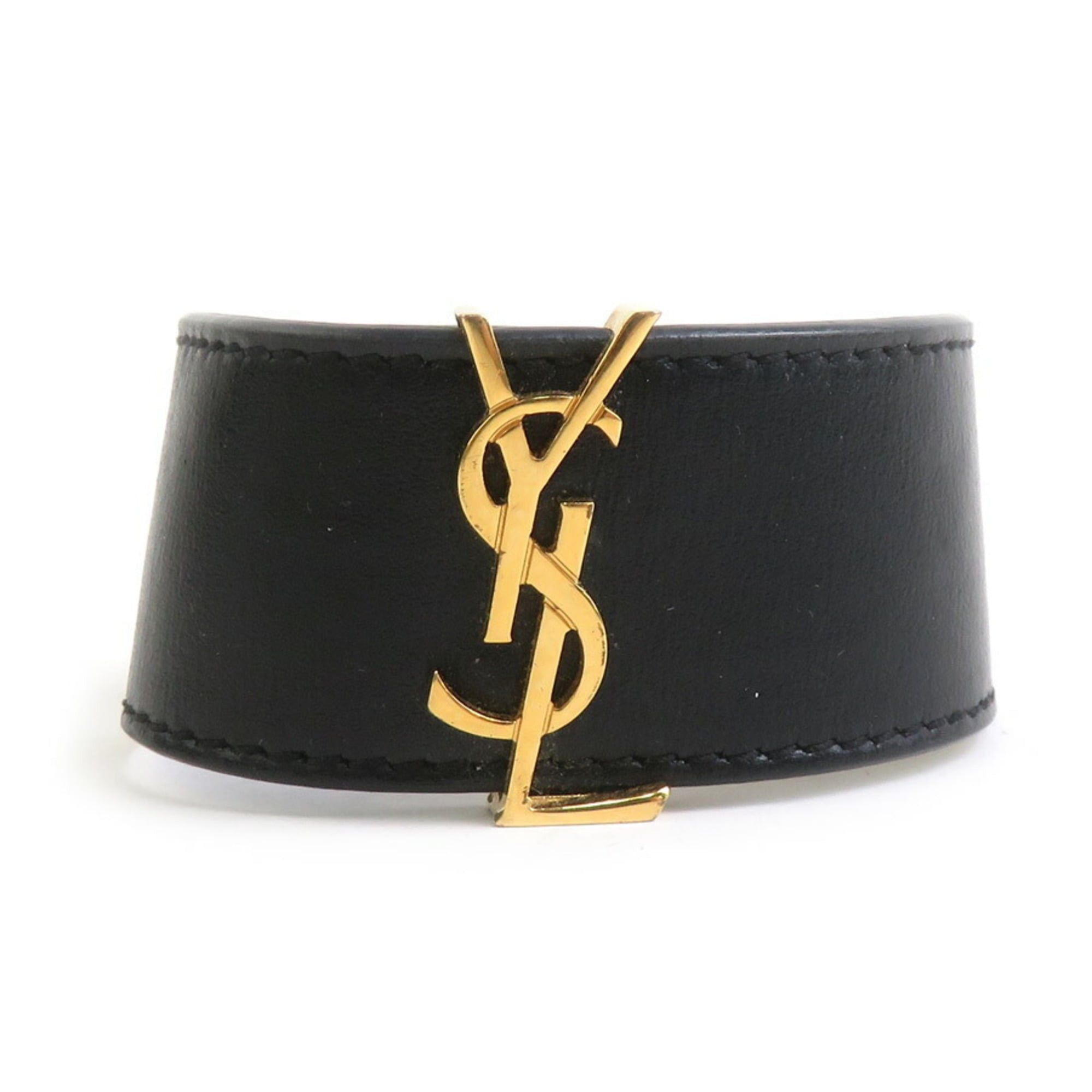 Saint Laurent Paris Saint Laurent Elastic Heart bracelet in Metal 