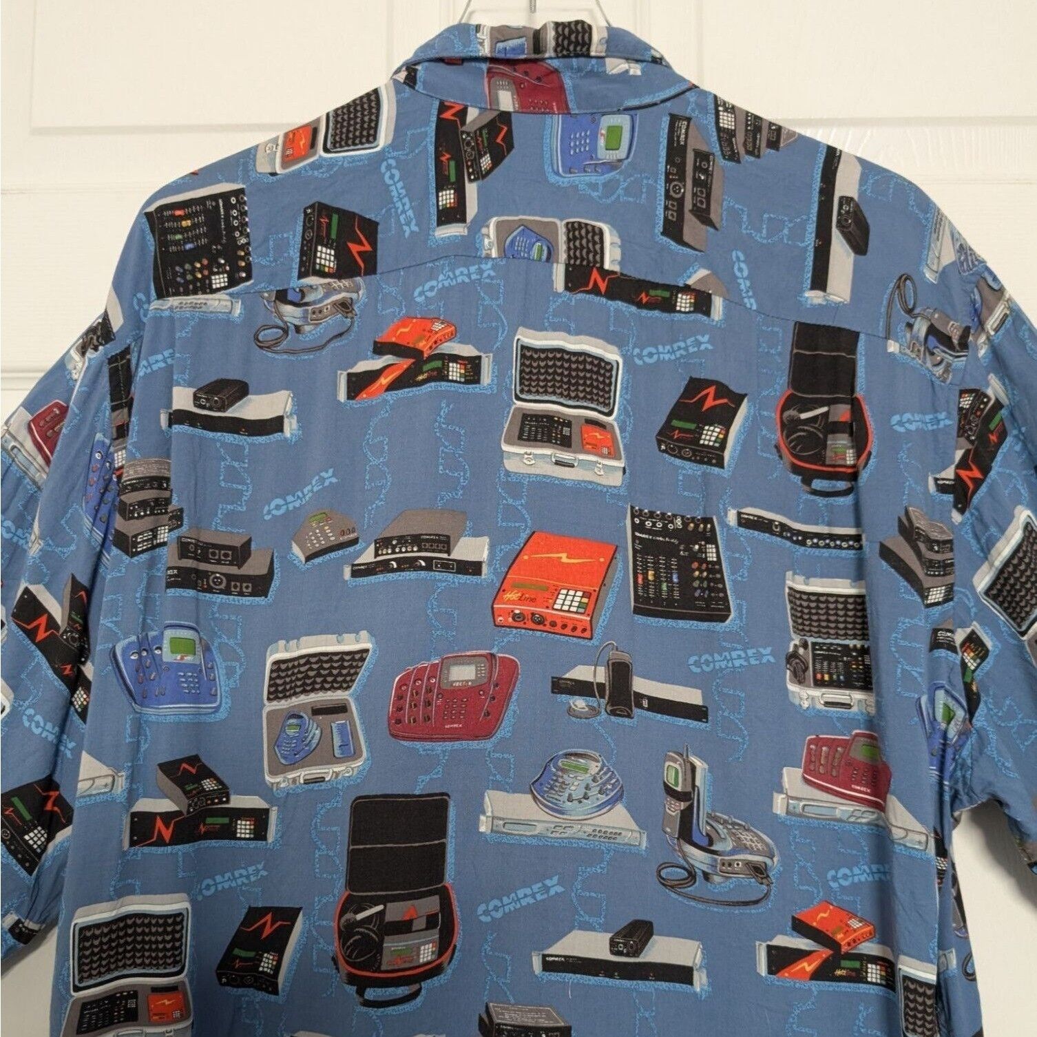 Reyn Spooner Vintage Reyn Spooner Comrex Shirt Mens Size XXL Blue Sound Size XXL / US 16-18 / IT 52-54 - 6 Thumbnail