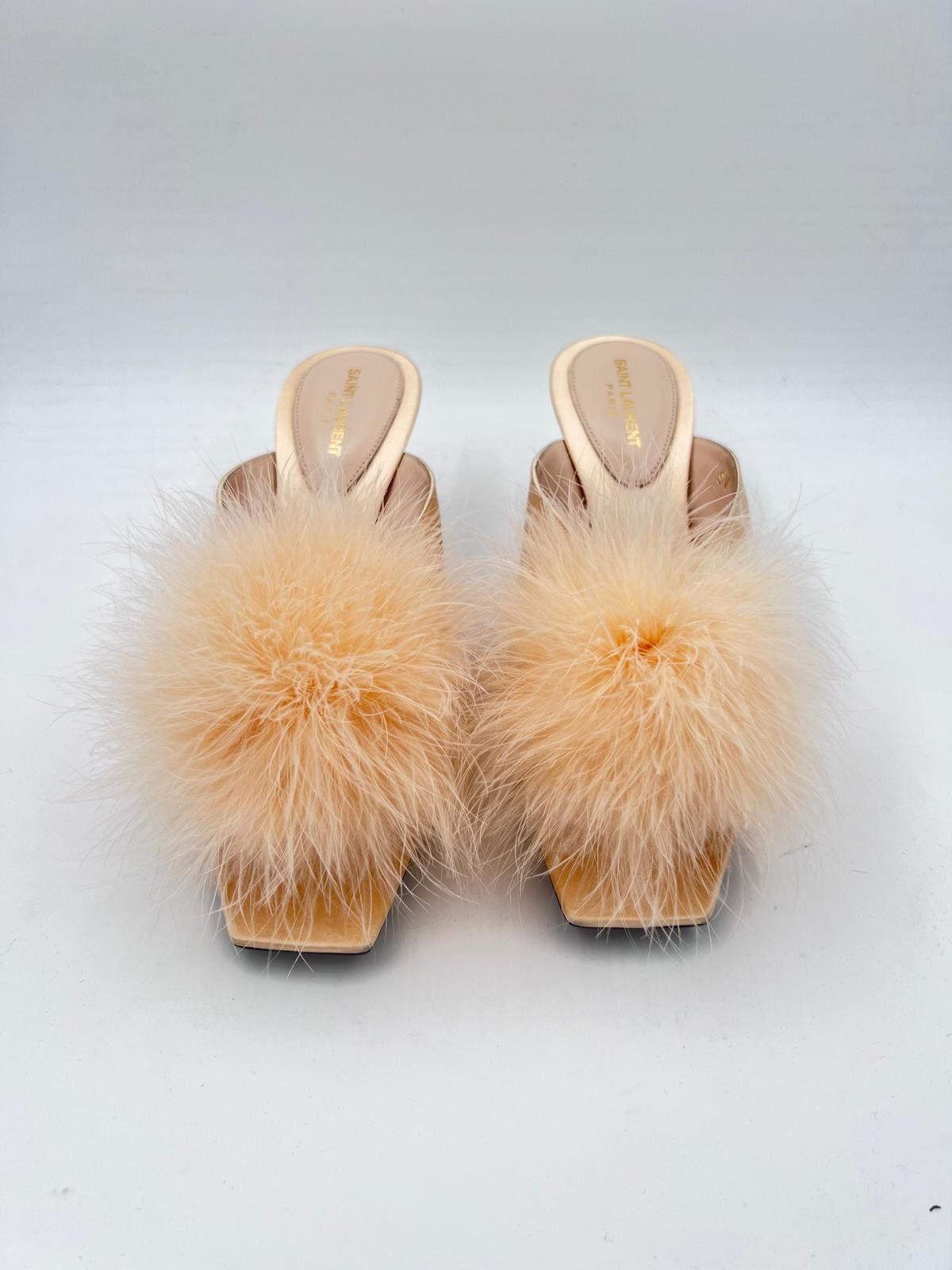 Saint Laurent Paris New Saint Laurent Blanco mules IT 37/ US 7 Size US 7 / IT 37 - 3 Thumbnail