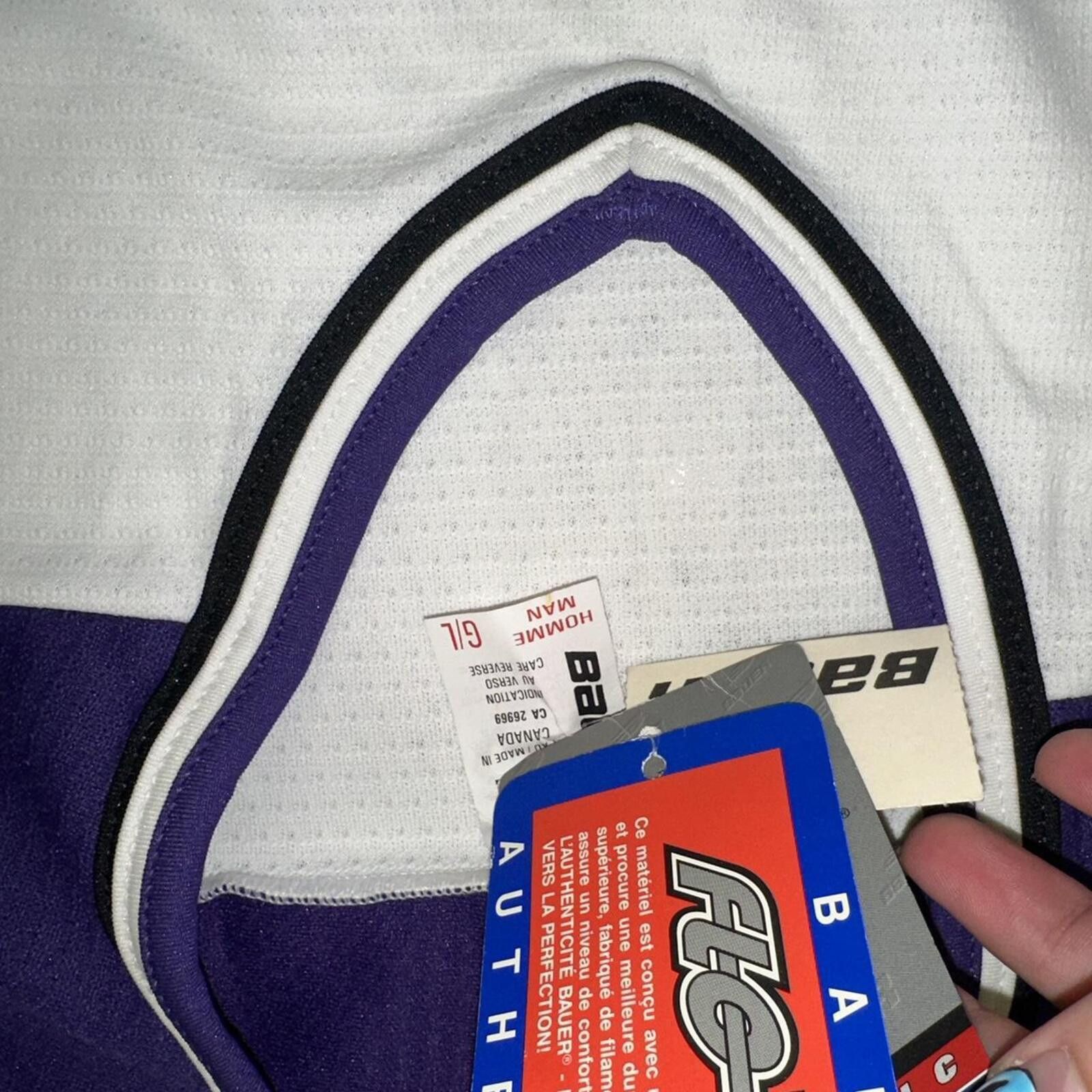 NHL Vintage 90s Orlando Solar Bears Bauer Prowear Hockey Jersey Size US L / EU 52-54 / 3 - 4 Thumbnail