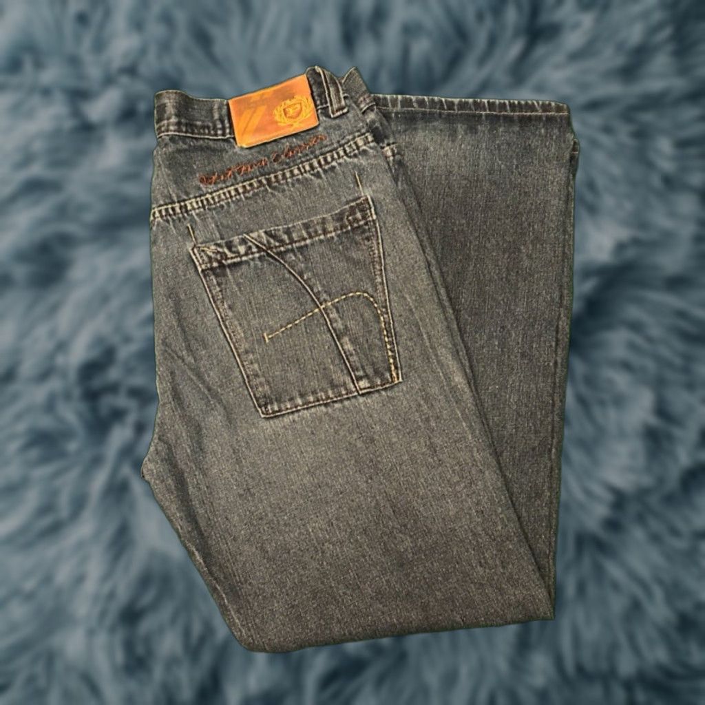 Phat Farm VINTAGE Phat Farm Jeans Men's Size 36 Dark Baggy Grunge Hip Hop Skater Size US 36 / EU 52 - 1 Thumbnail
