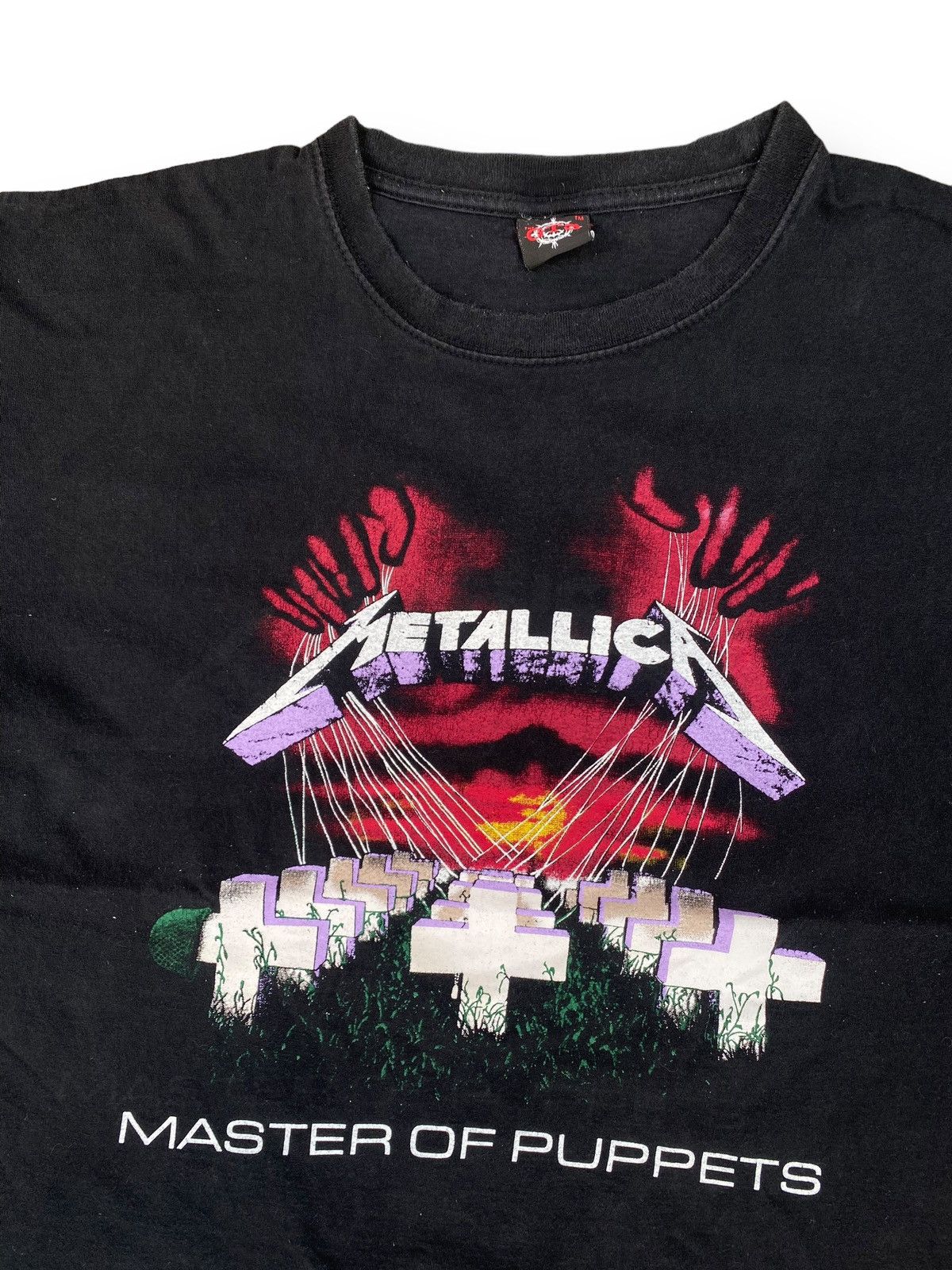 Band Tees Vintage Metallica Master of Puppets Cover Album Shirt. #C4 Size US L / EU 52-54 / 3 - 2 Thumbnail