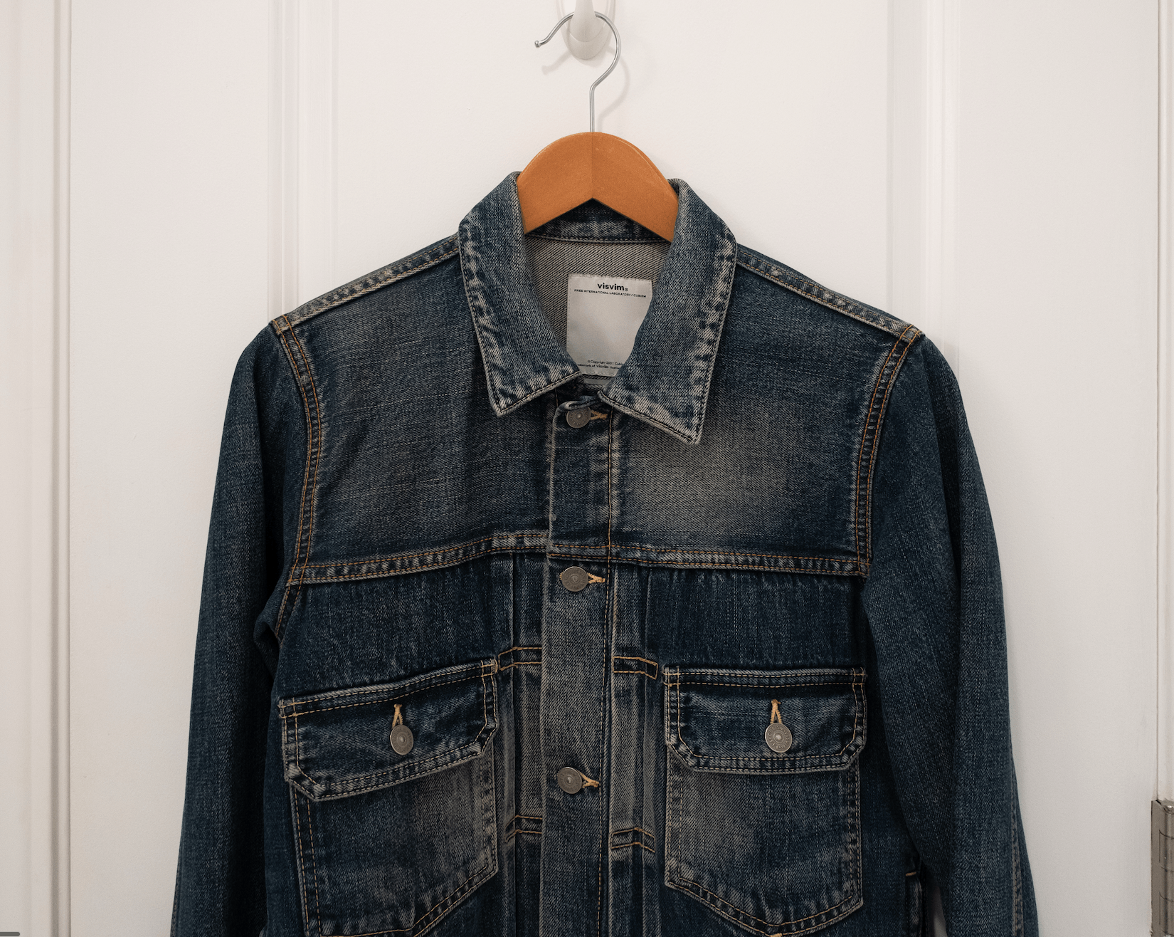 Visvim Social Sculpture 101 Selvedge Denim Jacket Size US S / EU 44-46 / 1 - 3 Thumbnail