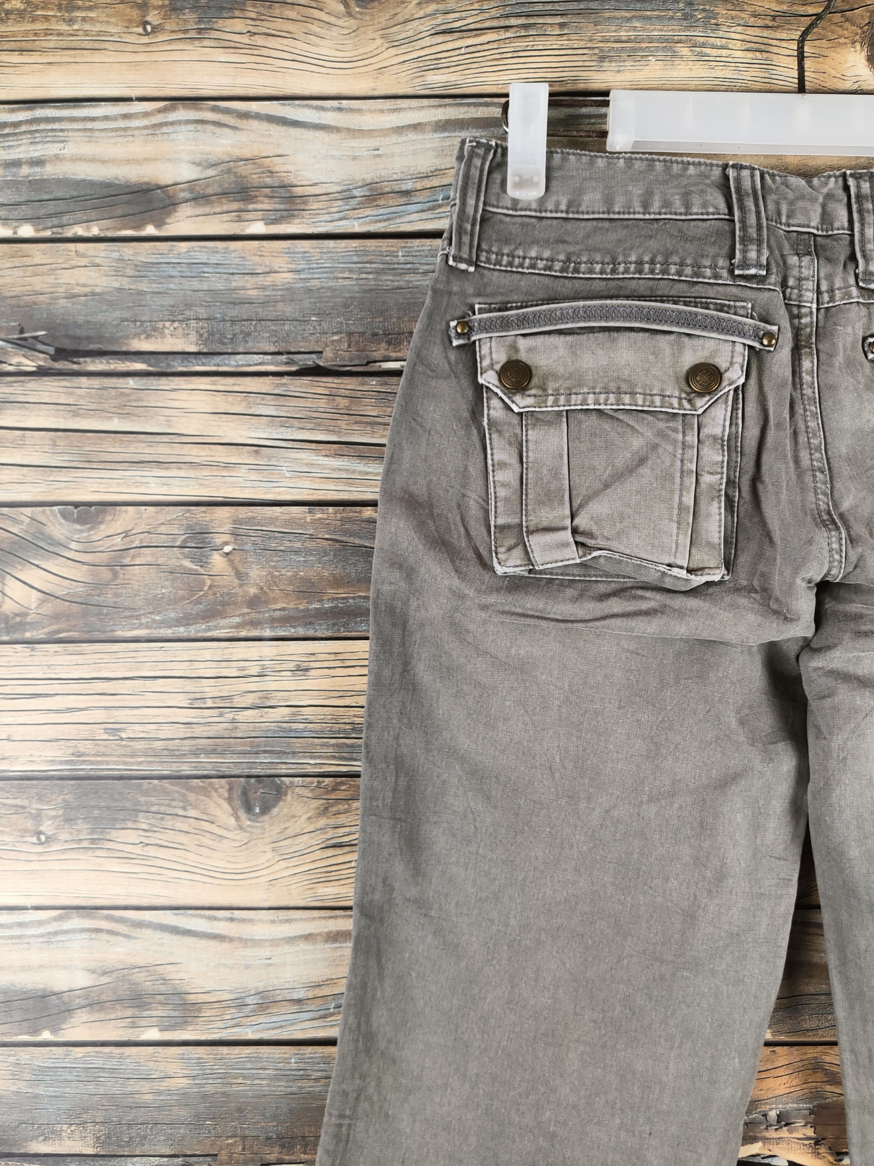 Japanese Brand DL Et boite Olive Multipocket Casual Pants #46-354 Size 26" / US 2 / IT 38 - 8 Thumbnail