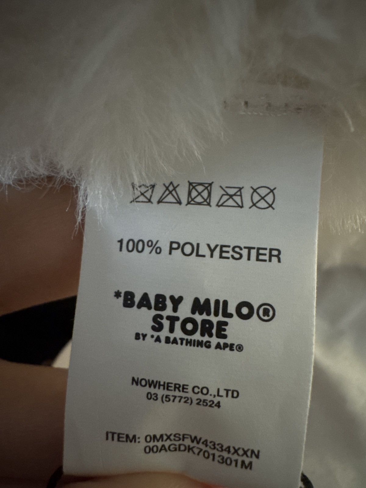 Bape BAPE off-white faux fur Baby Milo Scarf Beanie Size ONE SIZE - 6 Thumbnail