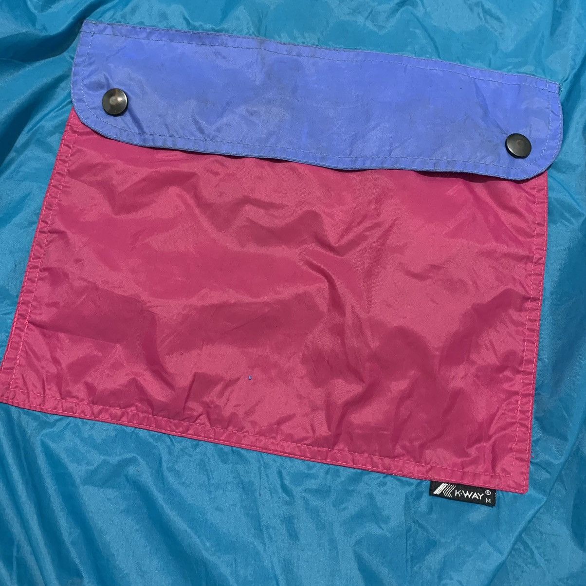K-Way Cagoule kway vintage Size US M / EU 48-50 / 2 - 2 Thumbnail