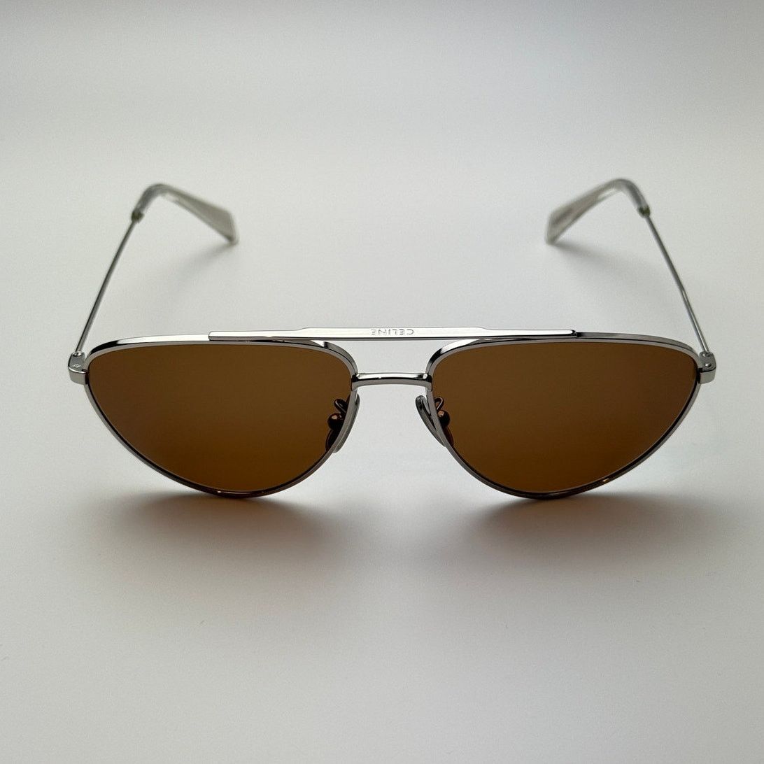 Celine NEW Celine Sunglasses CL40077U 16J Palladium/Roviex Unixes Size ONE SIZE - 3 Thumbnail