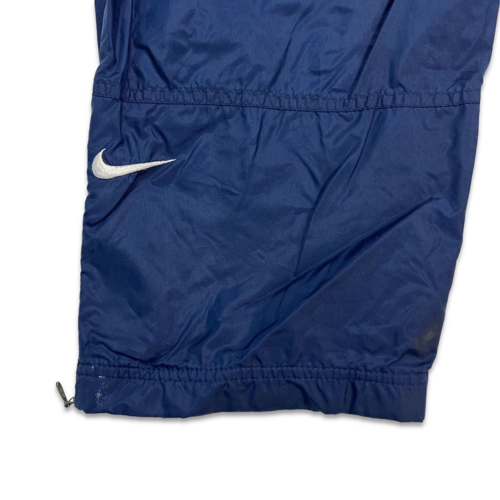 Nike × Vintage Vintage 90s Nike Track Pants Medium Ankle Swoosh Windbreaker Size US 32 / EU 48 - 4 Thumbnail