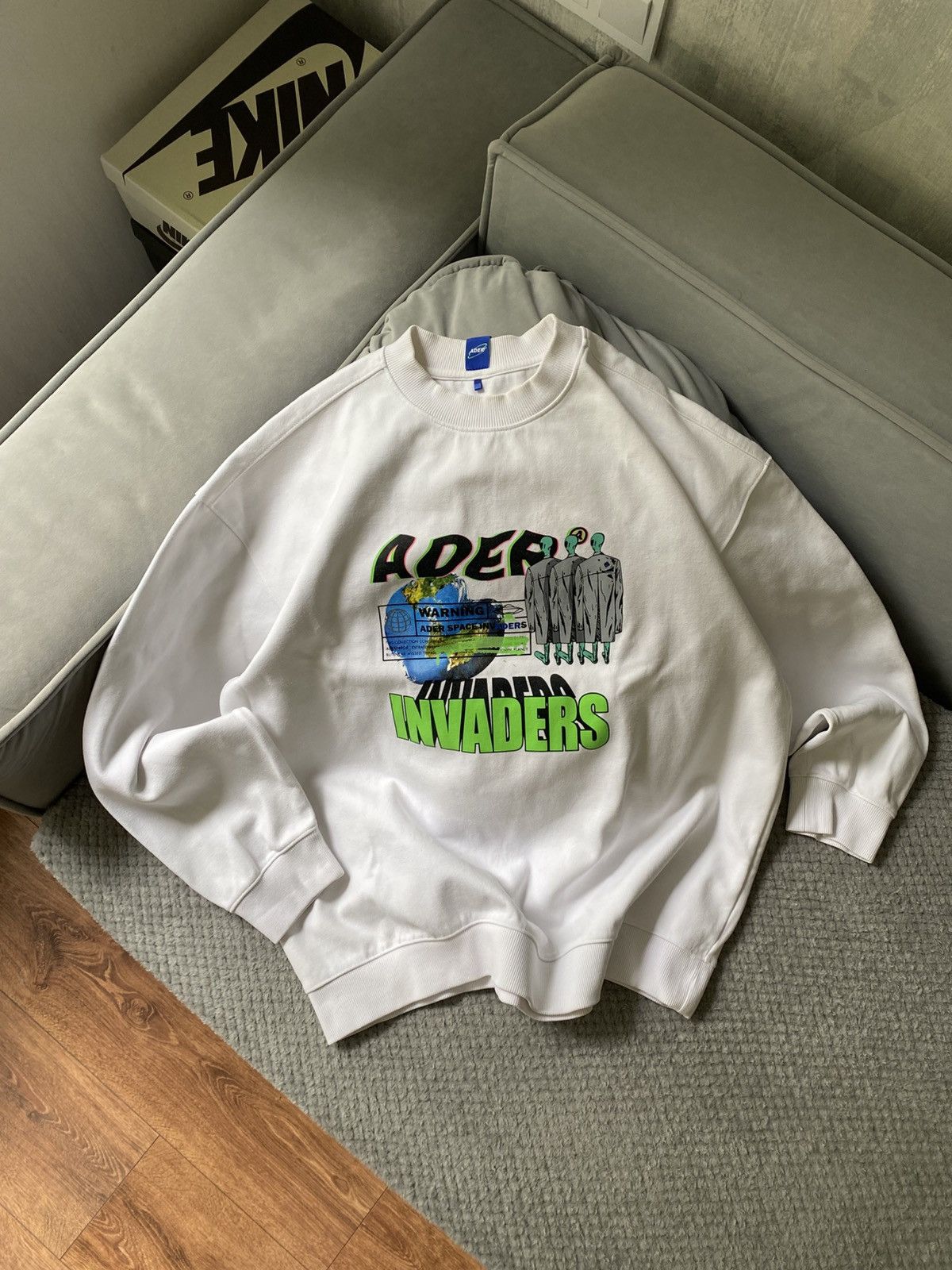 Ader Error Aderr Error space invaders sweatshirt Size US L / EU 52-54 / 3 - 1 Thumbnail