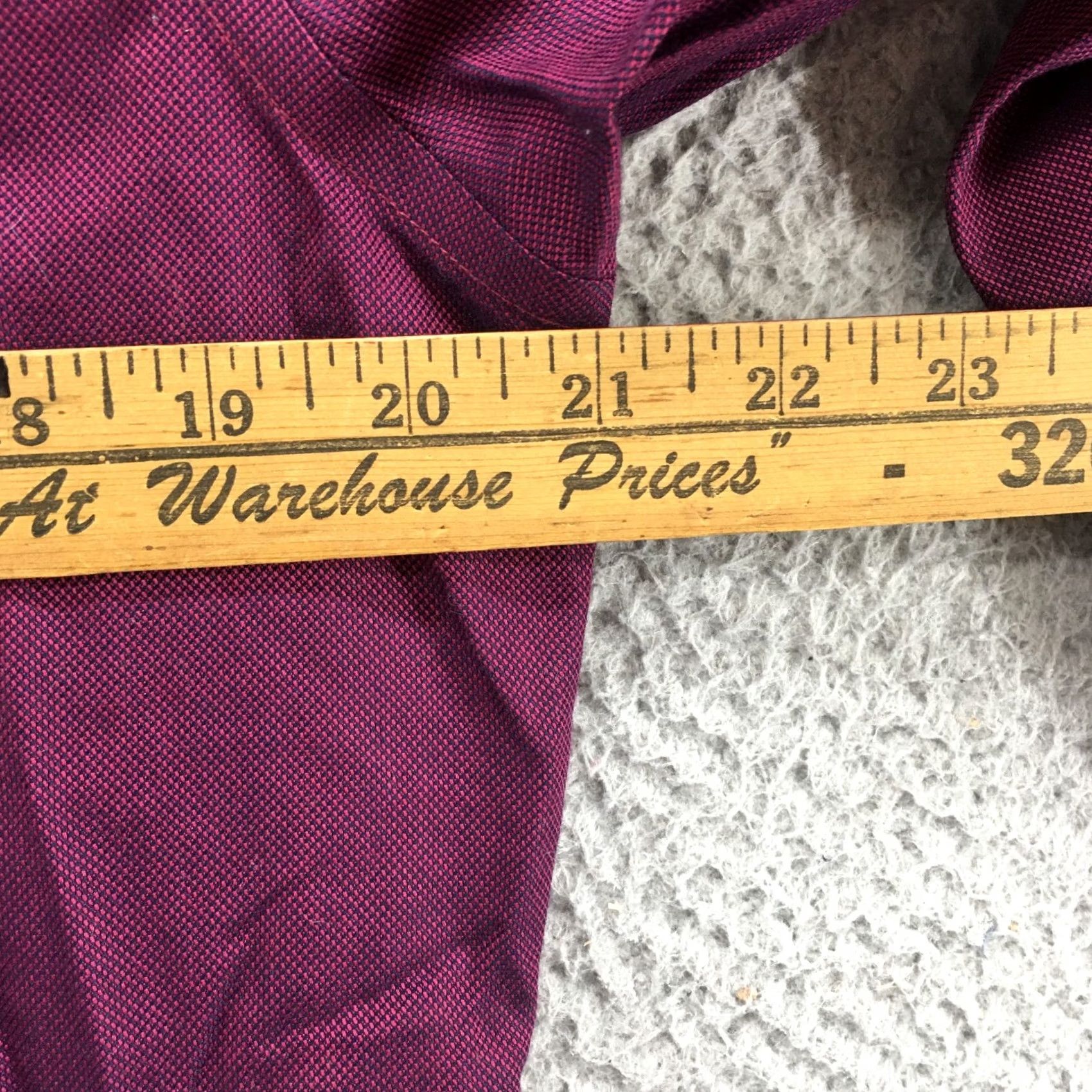 Banana Republic Banana Republic Button Up Dress Shirt Mens S Purple Collared Long Sleeve Casual Regular Fit Non-Iron Sold by Banana Republic Mens Clothes Size US S / EU 44-46 / 1 - 7 Thumbnail