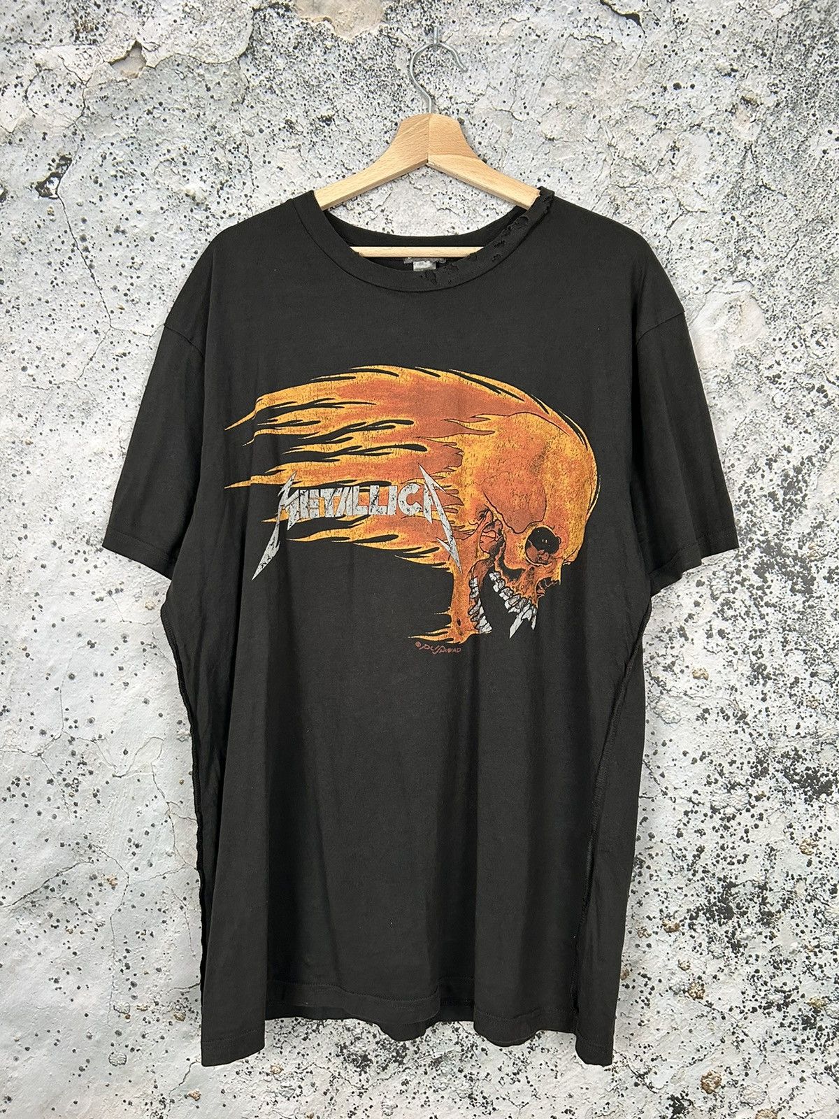 H&M × Metallica H&M Metallica Distressed Rock Band Tee Metal Size US M / EU 48-50 / 2 - 1 Thumbnail