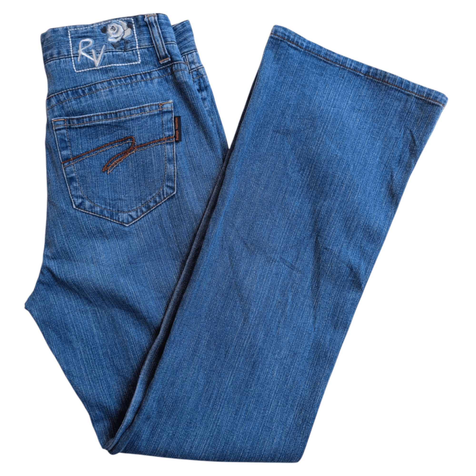 Vintage Rudolf Valentino Classic Jeans Vintage Denim Size 26" / US 2 / IT 38 - 13 Thumbnail