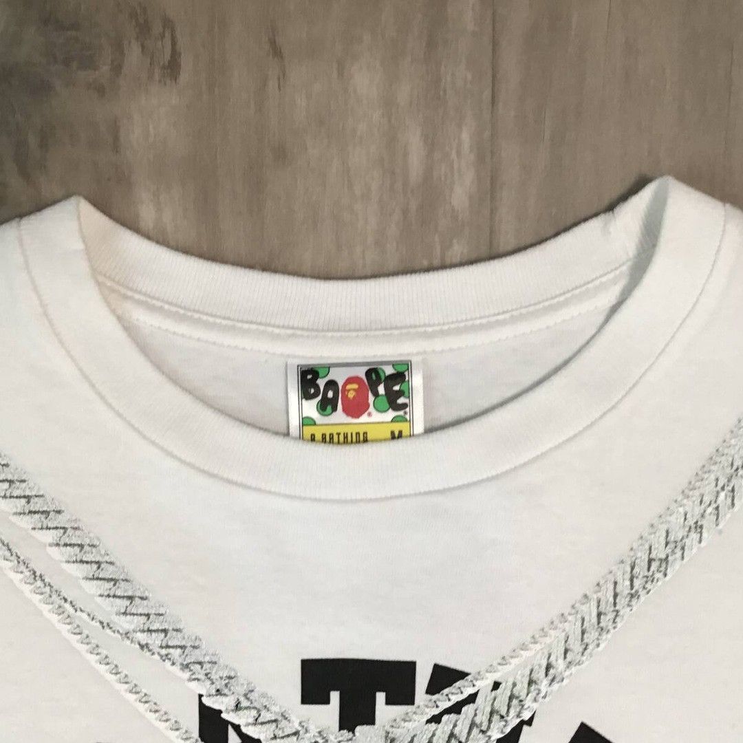 Bape BAPE × Yellow Bucks Necklace College logo T-shirt APE Size US M / EU 48-50 / 2 - 5 Thumbnail