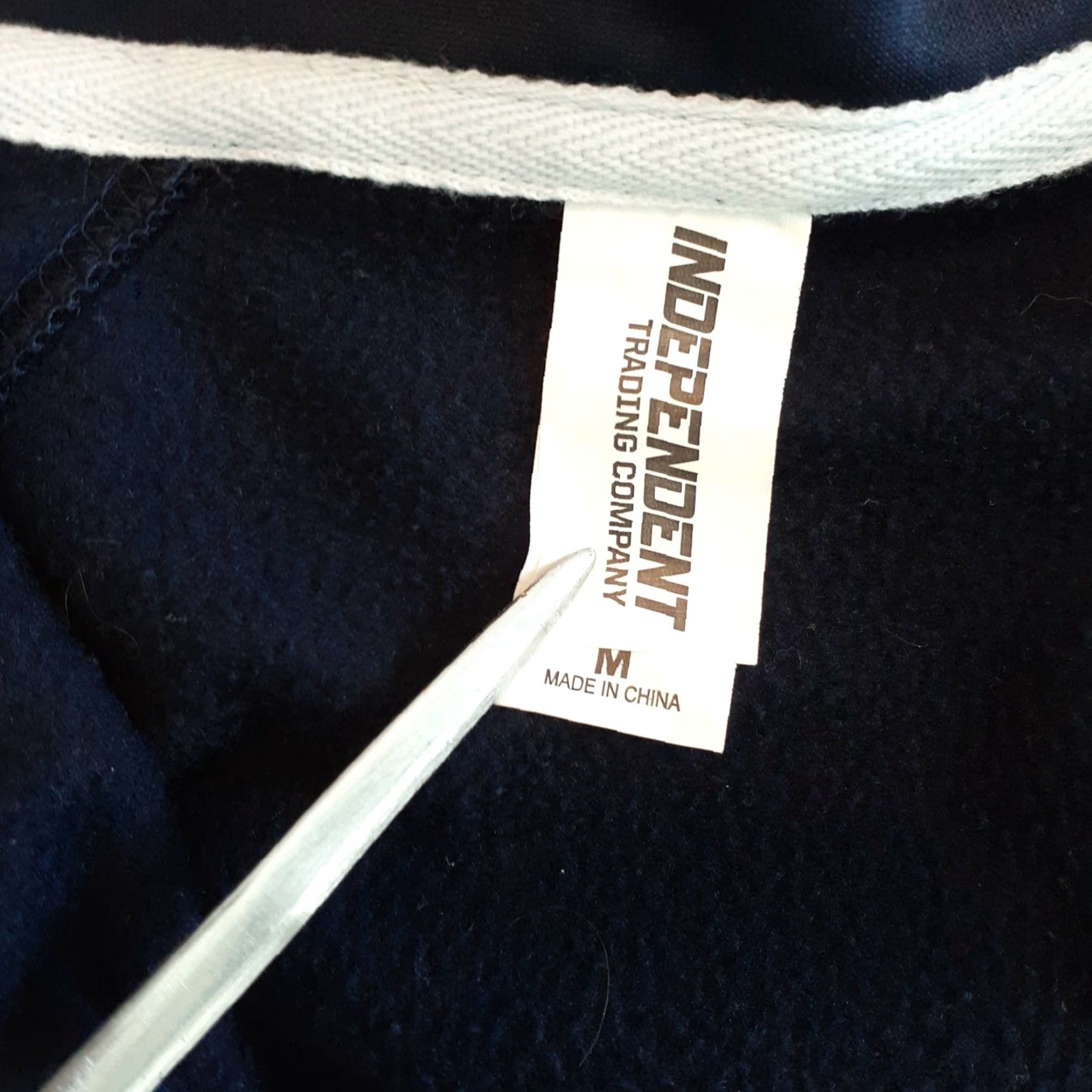 Vintage Independent Trading Company Track Jacket Shirt Unisex Adults Blue Small 100% Polyester Zip Stand-Up Collar Tennis Activewear Casual Travel Size US S / EU 44-46 / 1 - 7 Thumbnail