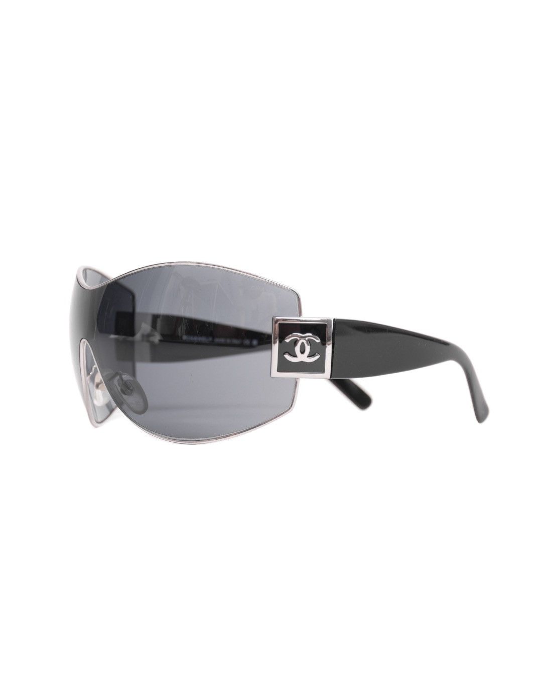 image of Vintage Chanel Oversized Glasses in Black/Silver, Women's