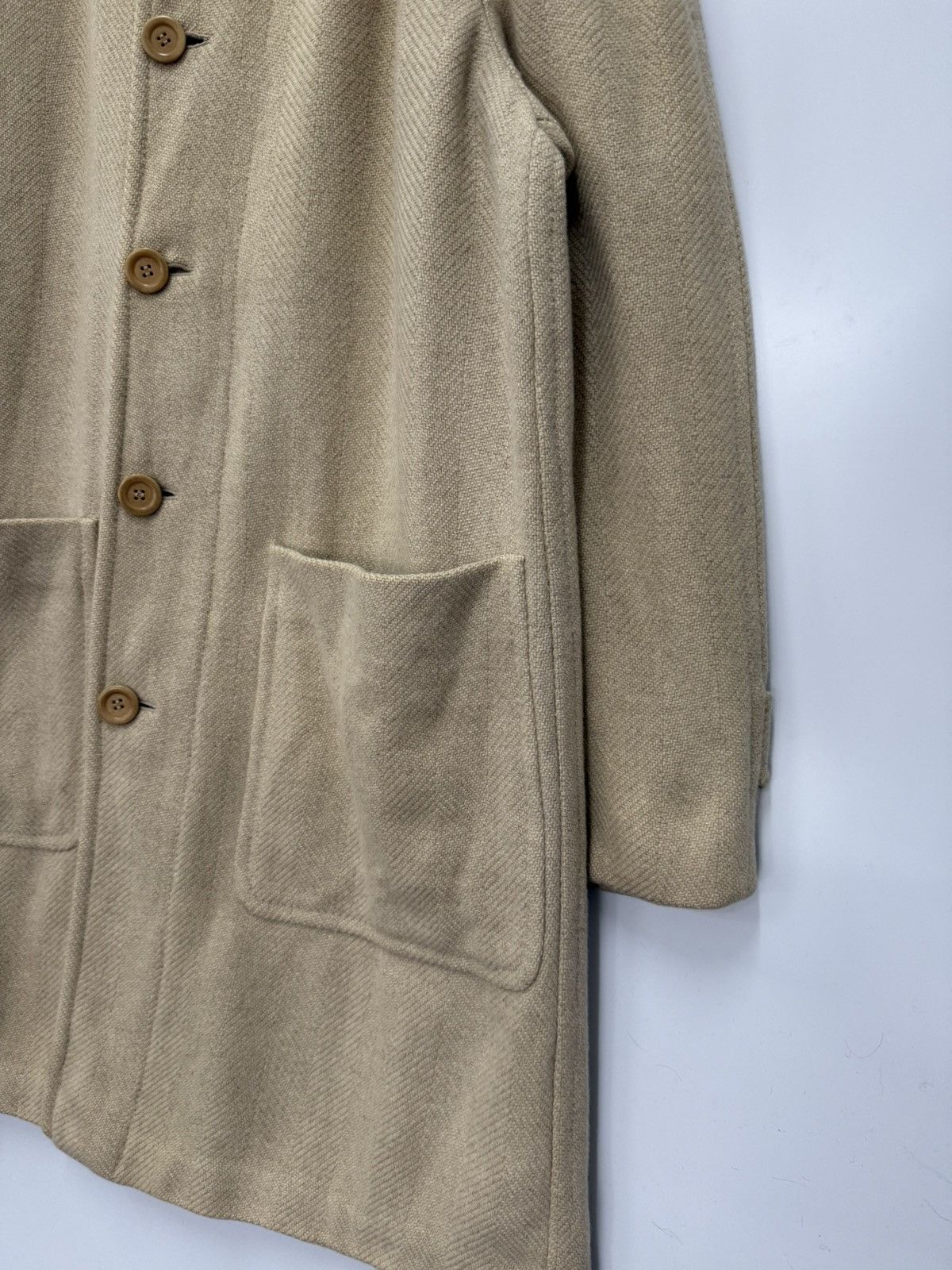 Ermenegildo Zegna 🔥 PAL ZILERI x ERMENEGILDO ZEGNA HERRINGBONE LONG COAT Size US S / EU 44-46 / 1 - 2 Thumbnail