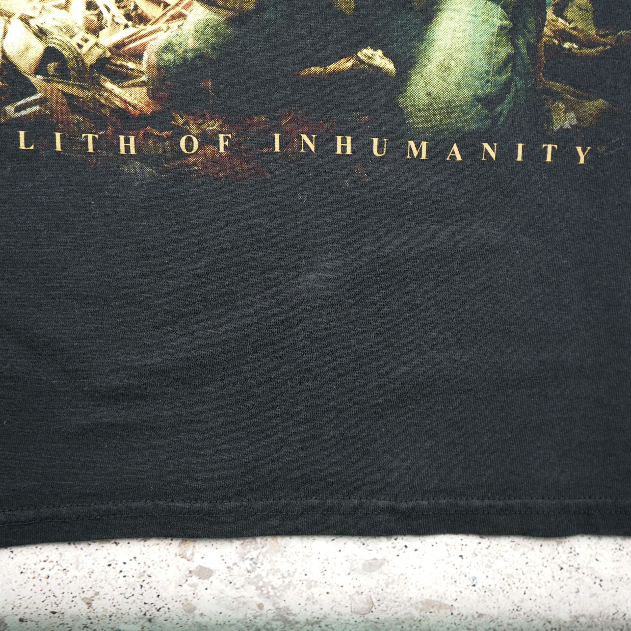 Band Tees × Vintage Vintage Cattle Decapitation Monolith Of Inhumanity T Shirt Size US S / EU 44-46 / 1 - 3 Thumbnail