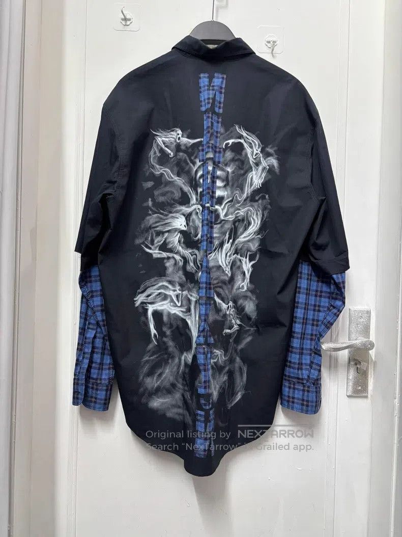 Vetements VETEMENTS Plaid Patchwork Blazer Shirt Size US XS / EU 42 / 0 - 1 Thumbnail