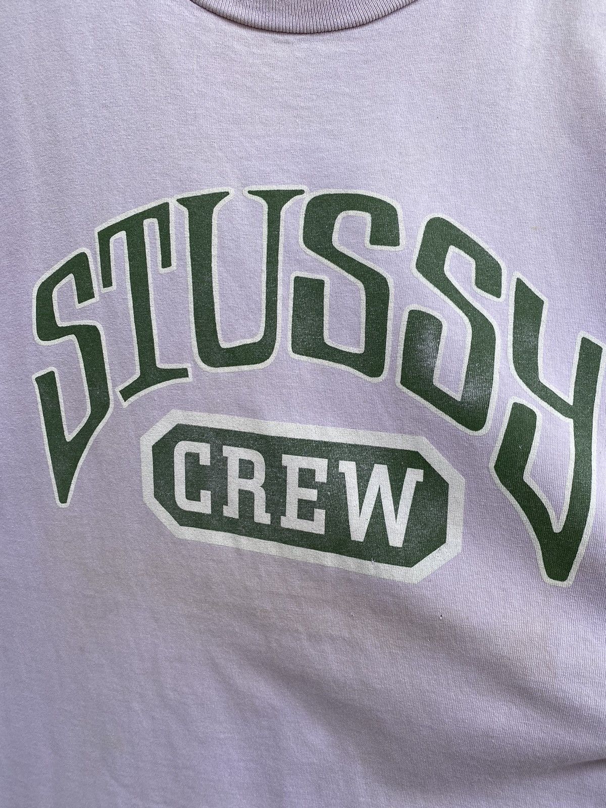 Stussy 🔥RARE Vintage 90s STUSSY CREW White Lebal Tag USA Tshirt Size US XL / EU 56 / 4 - 6 Thumbnail