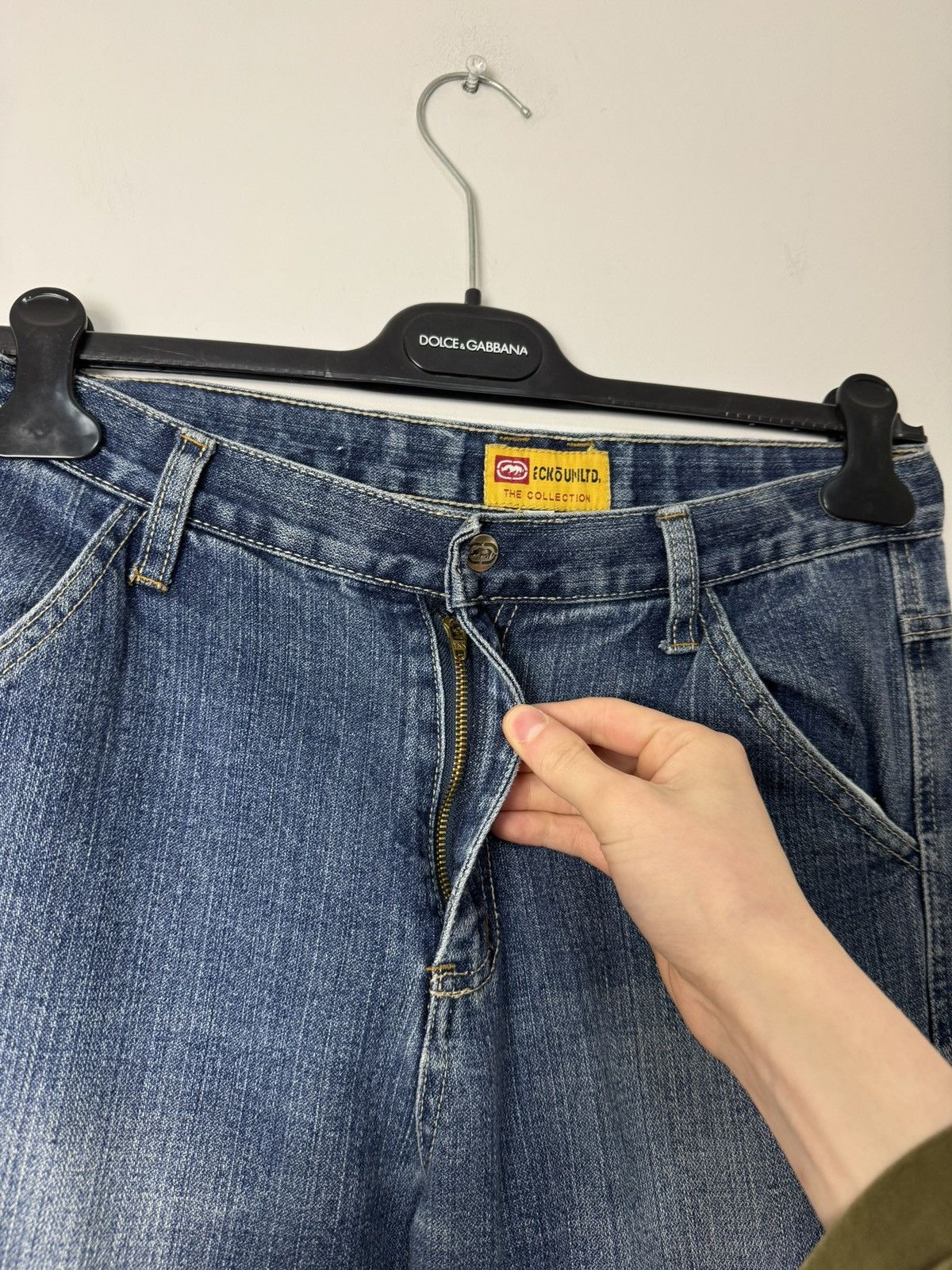Ecko Unltd. Vintage Ecko Unltd Denim Cargo Jeans Y2K streetwear Style Size US 30 / EU 46 - 7 Thumbnail