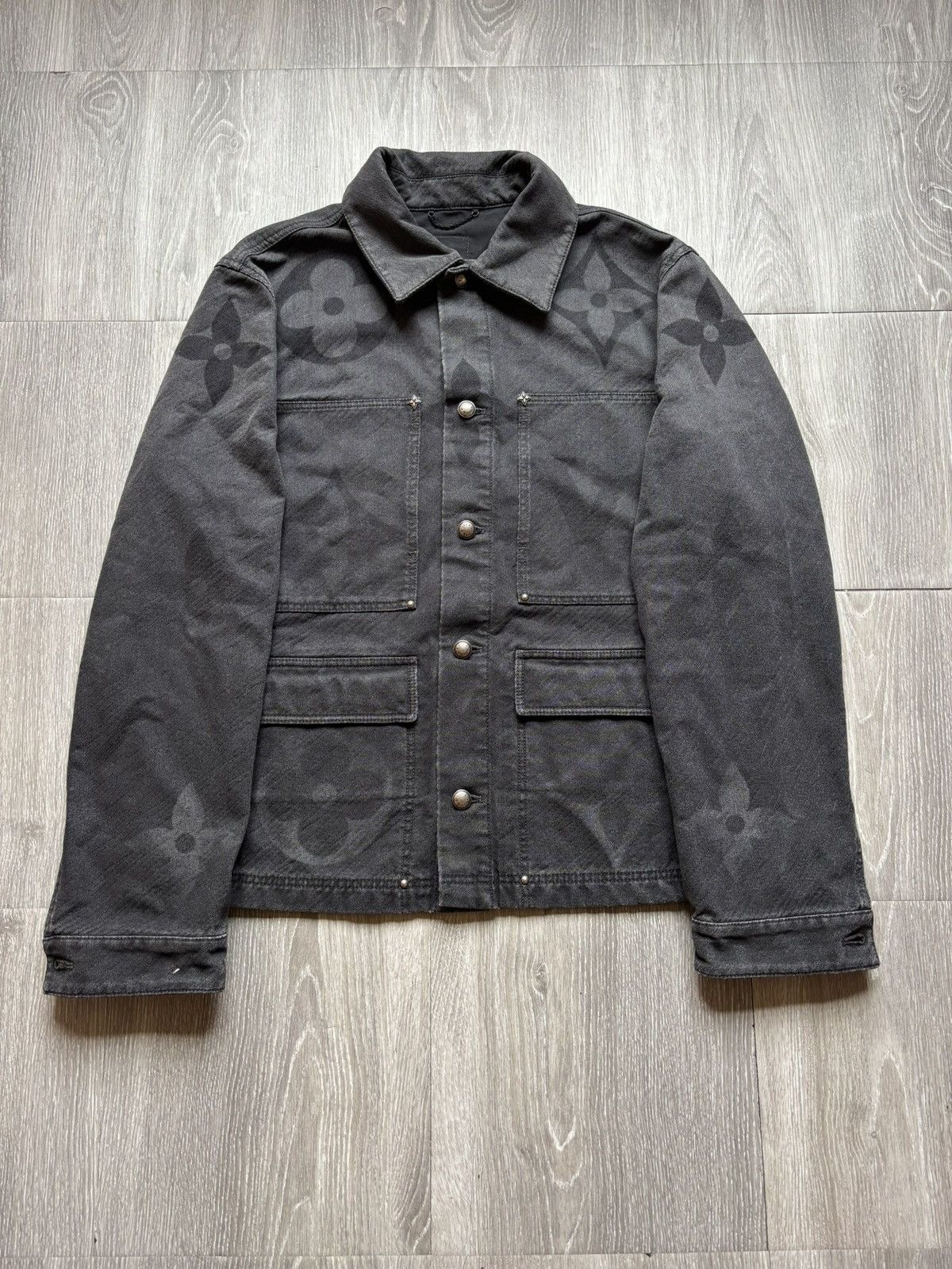 Louis Vuitton Louis Vuitton Monogram Denim Blouson Jacket Size US XL / EU 56 / 4 - 1 Thumbnail