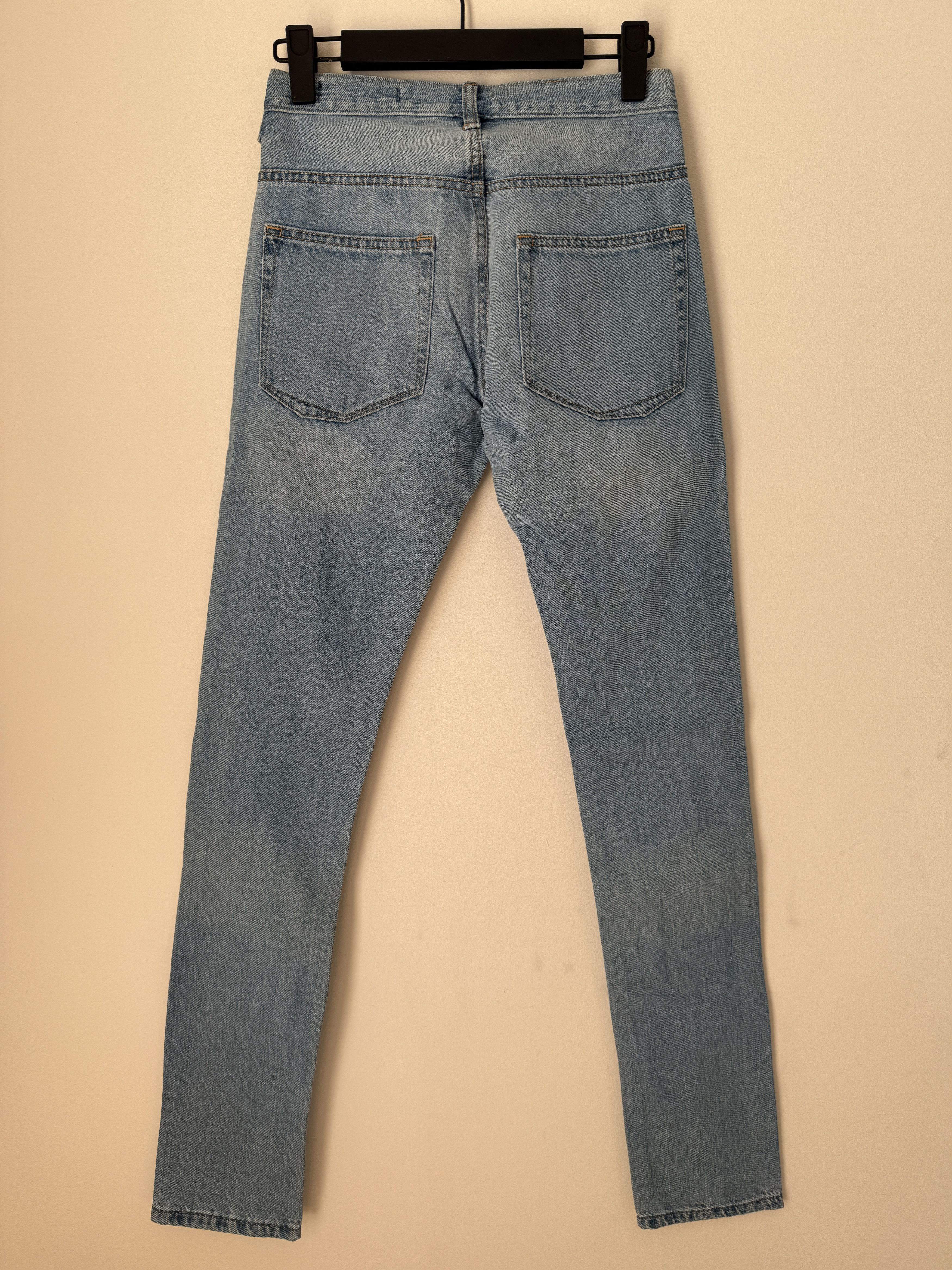 EX INFINITAS EX INFINITAS SKINNY STONEWASH DENIM JEANS. SZ 26 Size US 26 / EU 42 - 5 Thumbnail