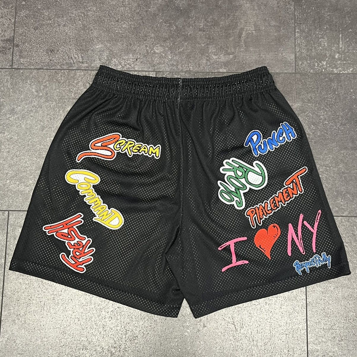 Eric Emanuel × Matty Boy Eric Emanuel x Matty Boy EE Shorts Black/Blue Size US 36 / EU 52 - 2 Thumbnail