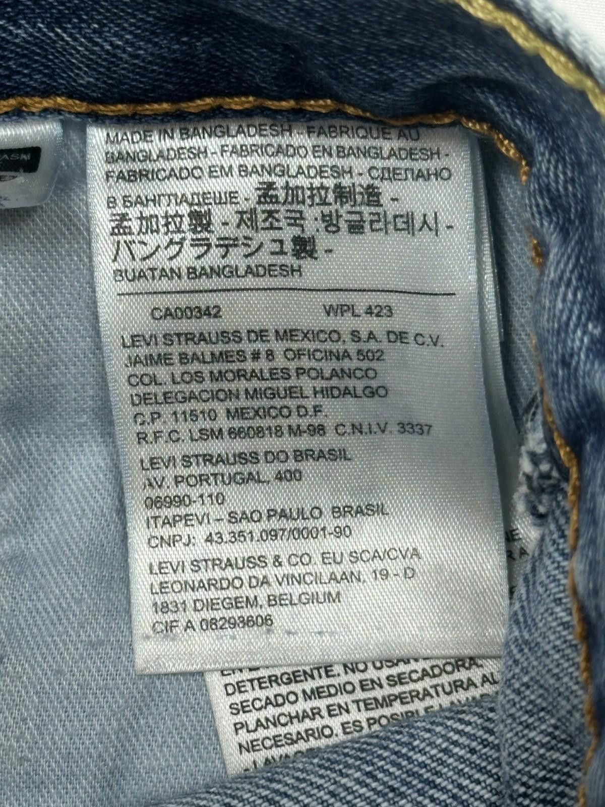 Levi's Levis 550 Straight Cotton Denim Jeans Blue Mens 42/30 Size US 42 / EU 58 - 7 Thumbnail