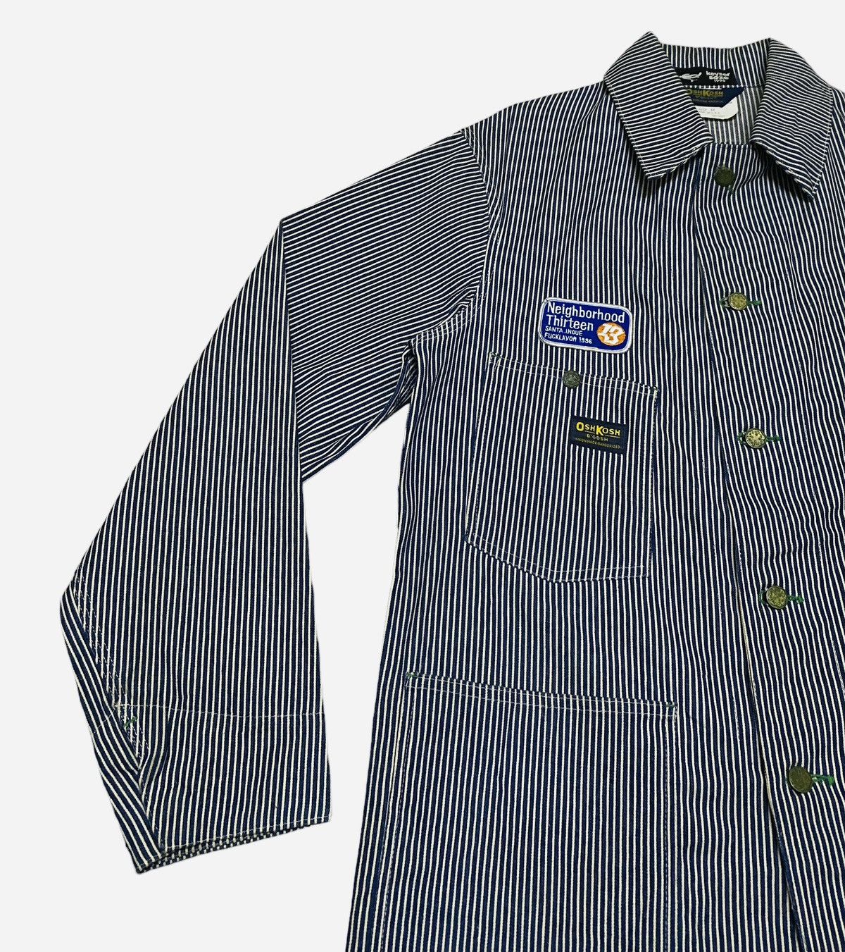 Oshkosh × Vintage Rare Vintage Oshkosh Keyser Soze Hickory Chore Jacket 1980s Size US M / EU 48-50 / 2 - 5 Thumbnail
