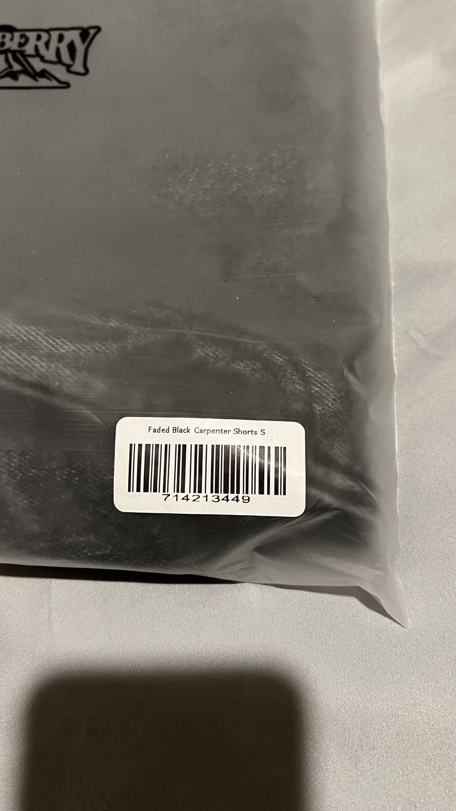 Strawberry Faded Black Carpenter Shorts Size US 32 / EU 48 - 4 Thumbnail