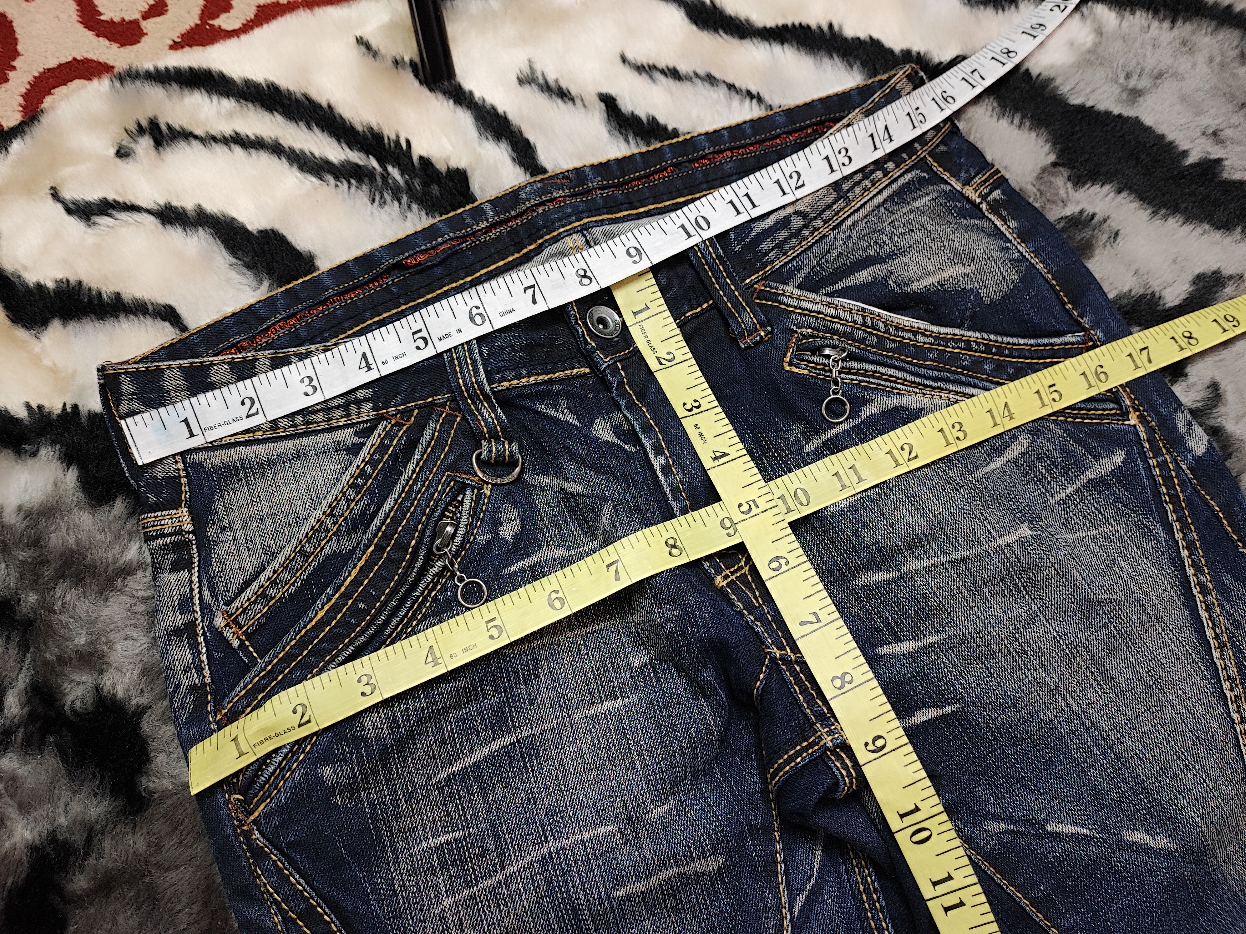 If Six Was Nine Nicole Club Distress Jeans Size US 30 / EU 46 - 7 Thumbnail
