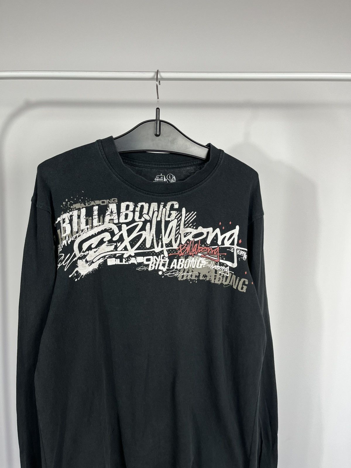 Billabong Billabong Black Long Sleeve Surf Graphic Tee Size L Size US L / EU 52-54 / 3 - 2 Thumbnail