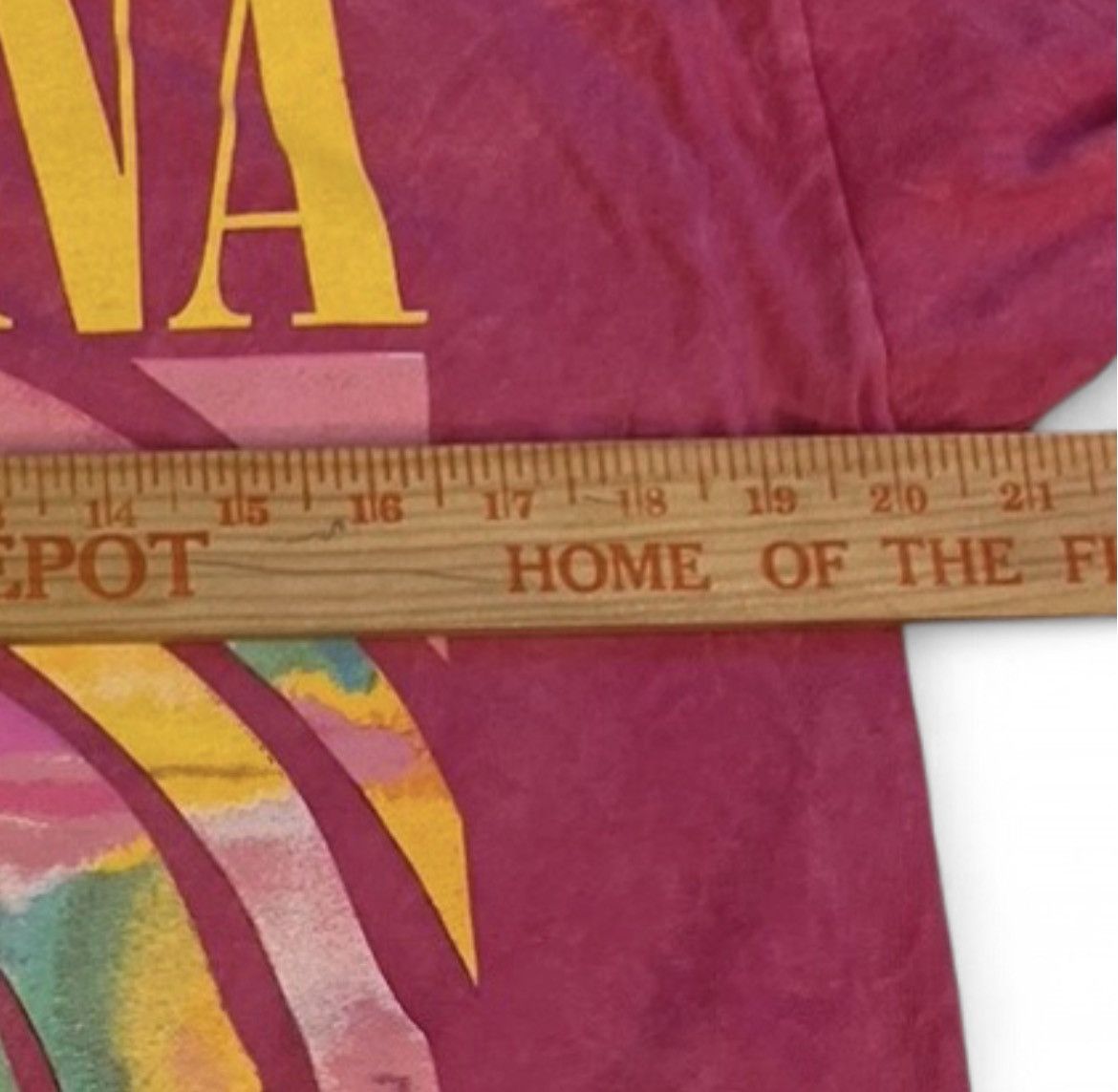 Nirvana Y2K Nirvana Graphic Tee Pink Rainbow Swirl Size US L / EU 52-54 / 3 - 3 Thumbnail