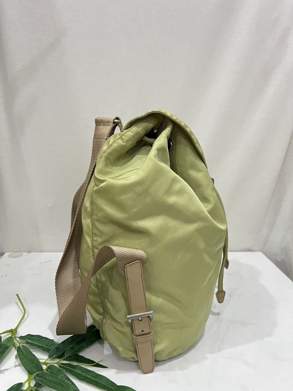 Prada Vintage prada backpack cream nylone Size ONE SIZE - 5 Thumbnail