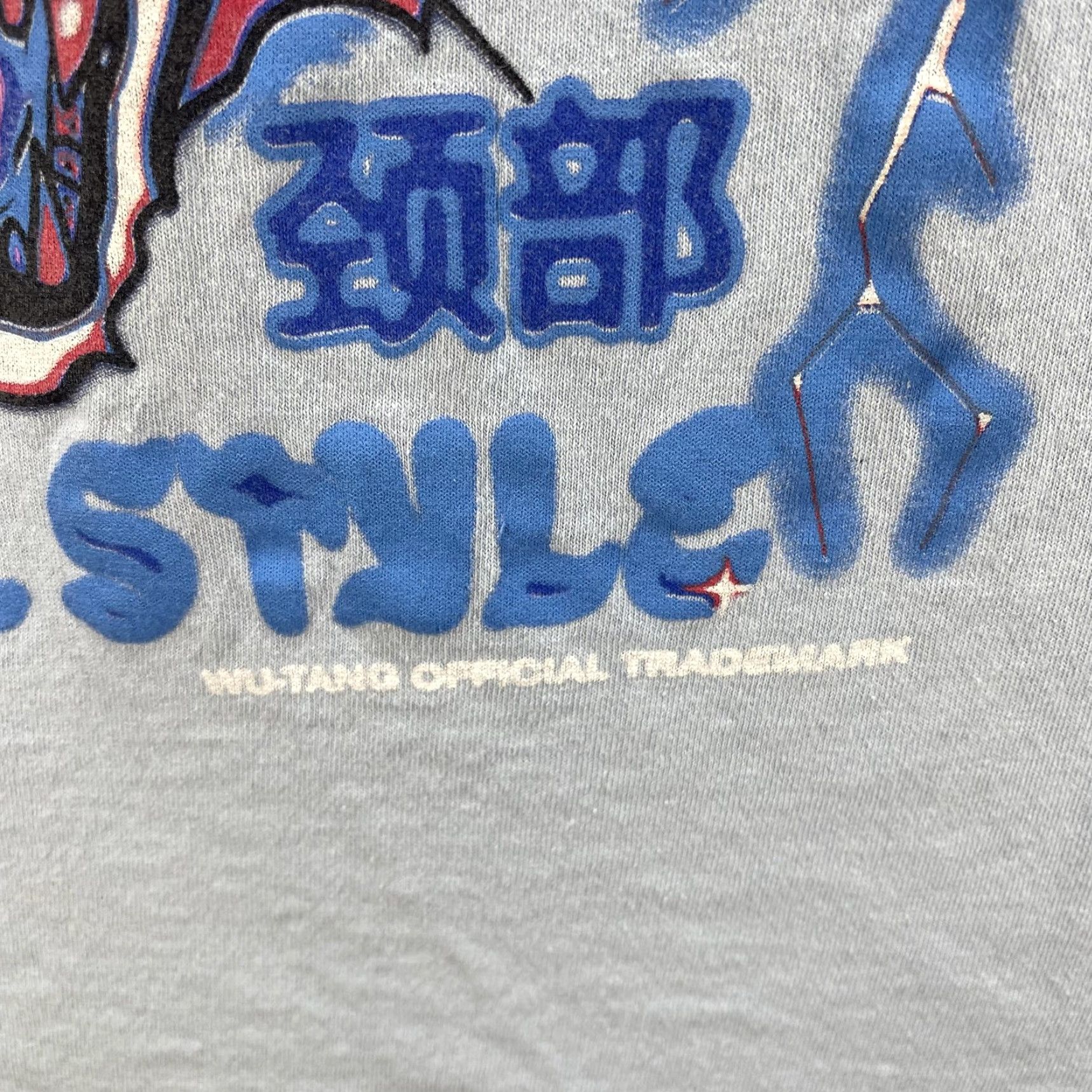 Vintage VINTAGE Wu-Tang Shirt Mens Small Blue Tiger Style Graphic Tee Hip Hop Rap Official Logo Size US S / EU 44-46 / 1 - 4 Thumbnail