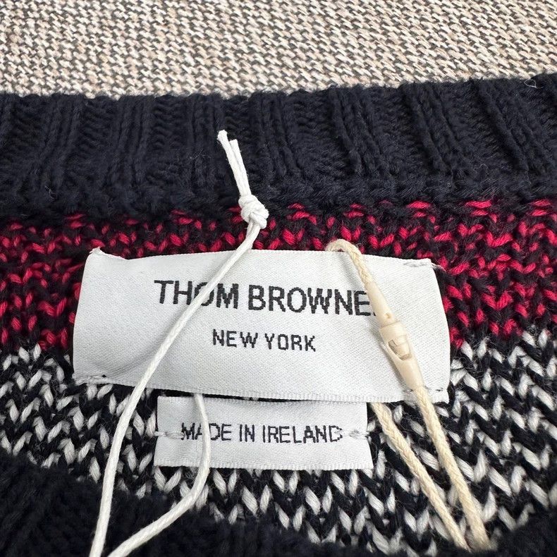 Thom Browne Thom Browne Hippopotamus pattern sweater Size US XL / EU 56 / 4 - 3 Thumbnail