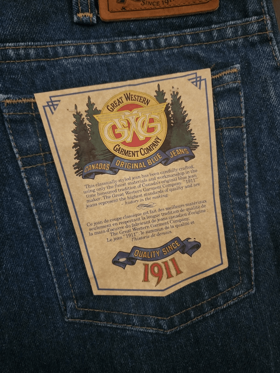 Other Vintage x 90s GWG Garment Company Original Blue Jean Size US 32 / EU 48 - 12 Thumbnail