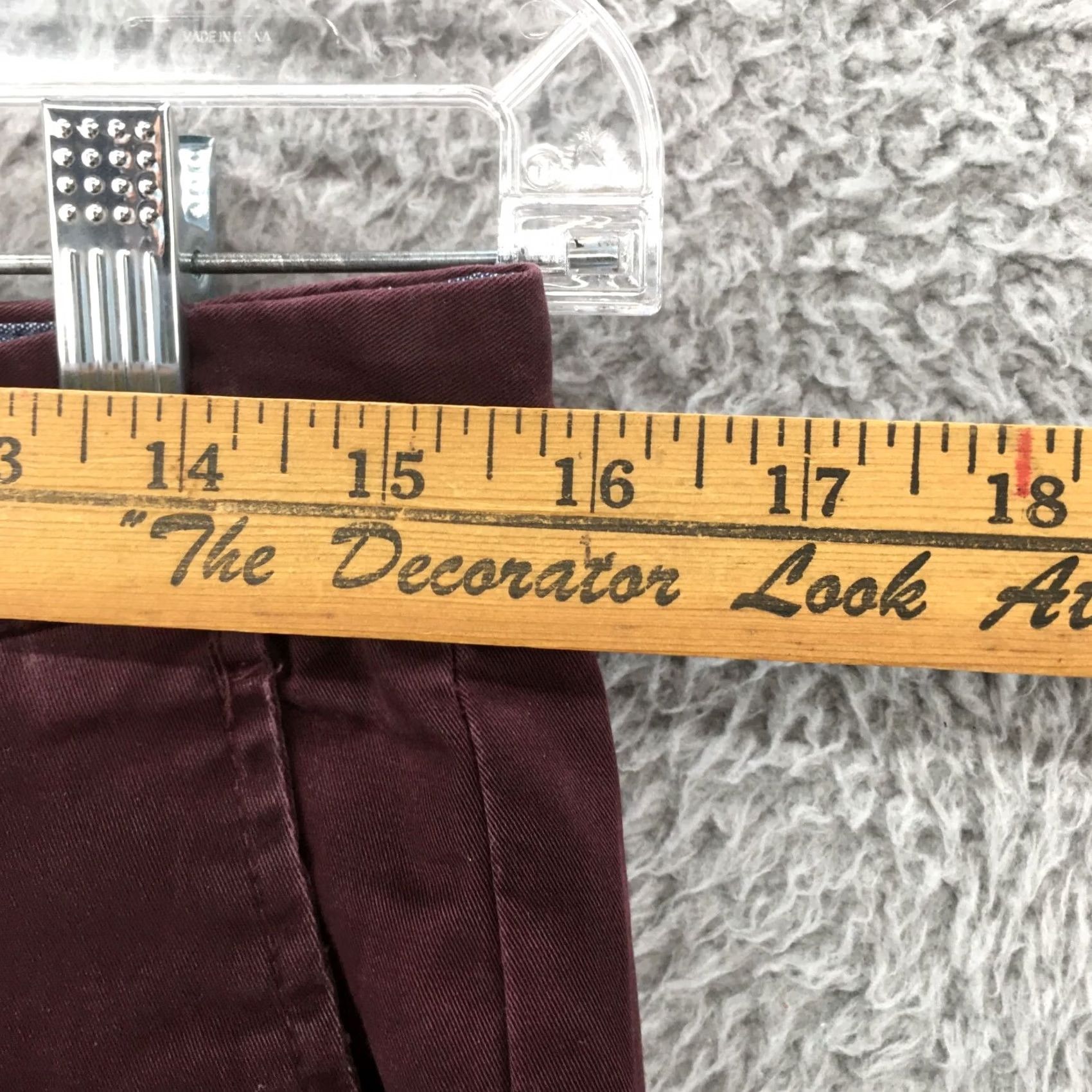 Banana Republic Banana Republic Pants Mens 30 Purple Fulton Skinny Chino 30x32 actual 32x30 Zip Size US 30 / EU 46 - 5 Thumbnail