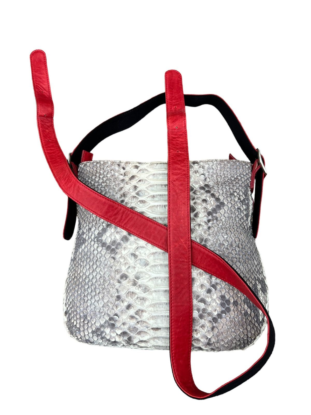 Leather Fukuromono Girau Japan Snake Skin Leather Bag Size ONE SIZE - 20 Thumbnail