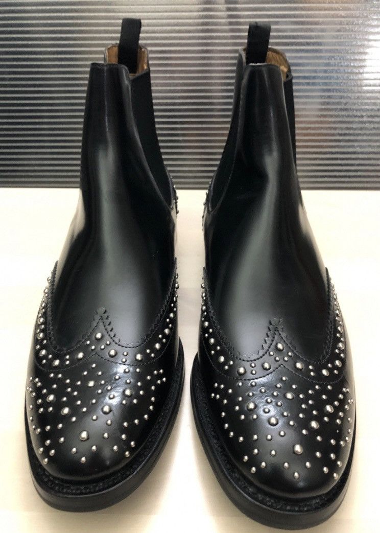 Church's Church's 🇮🇹 Ketsby Met Stud Embellish Chelsea Boots 40.5 NEW Size US 10.5 / IT 40.5 - 3 Thumbnail
