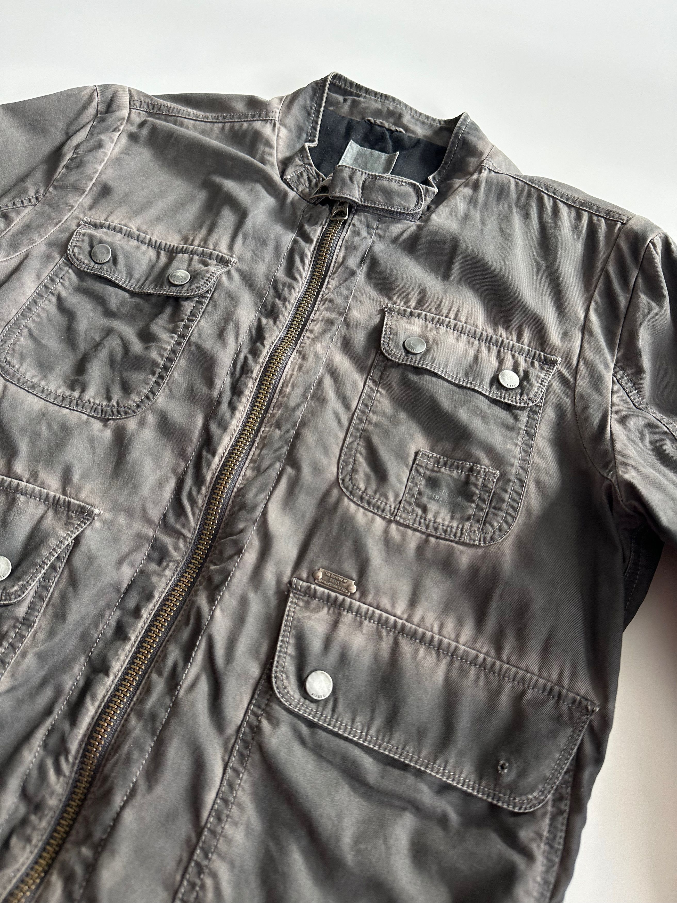 Diesel Diesel Pigment Rider Jacket Biker Garment Dyed S/S 2010 Size US M / EU 48-50 / 2 - 6 Thumbnail