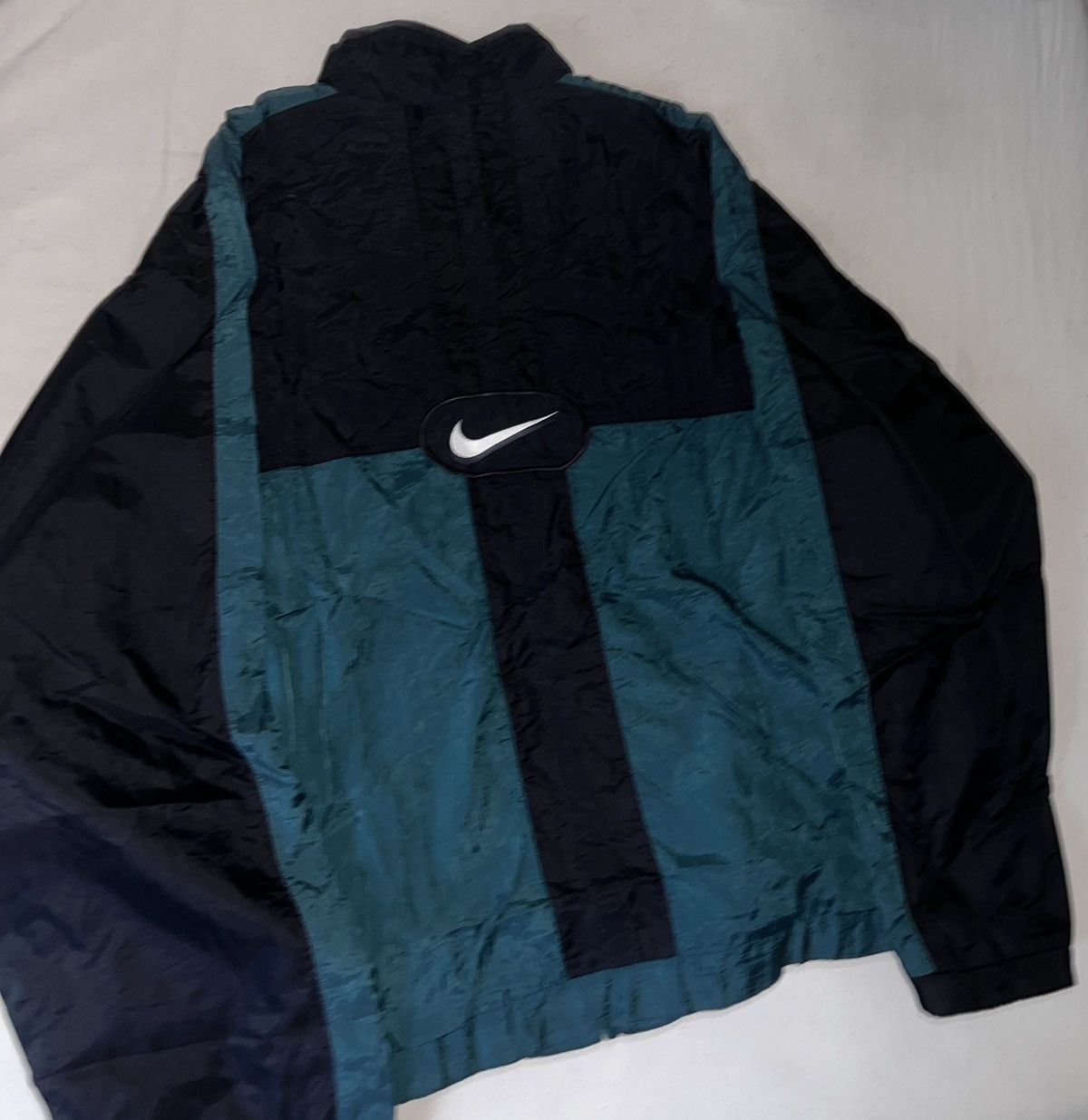 Nike × Vintage Nike Vintage 90s zip up Size US L / EU 52-54 / 3 - 3 Thumbnail