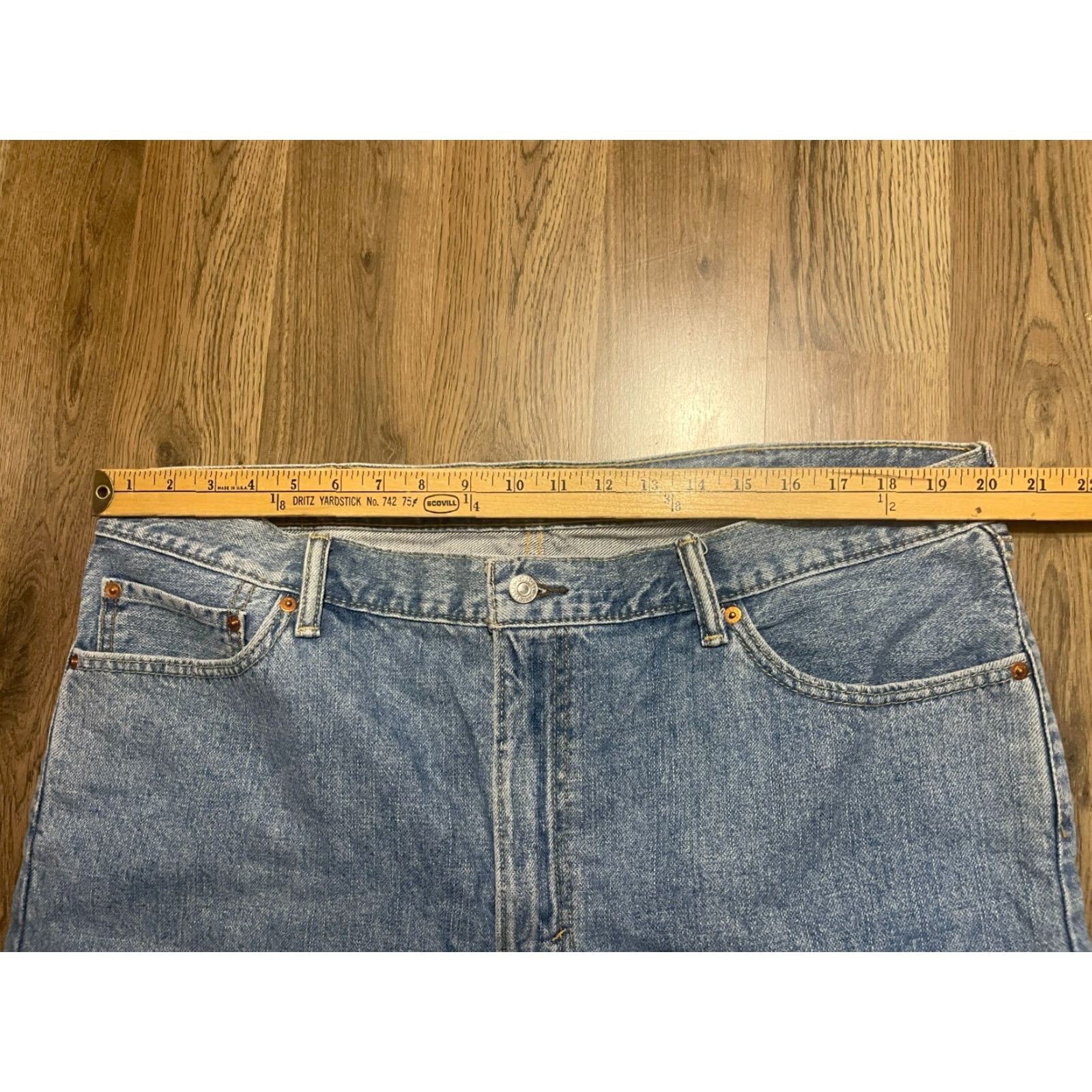 Levi's Levi's 505 Shorts Men's Size 40 Blue Denim Bermuda 5-Pockets Casual Bermuda Pockets Size US 40 / EU 56 - 5 Thumbnail