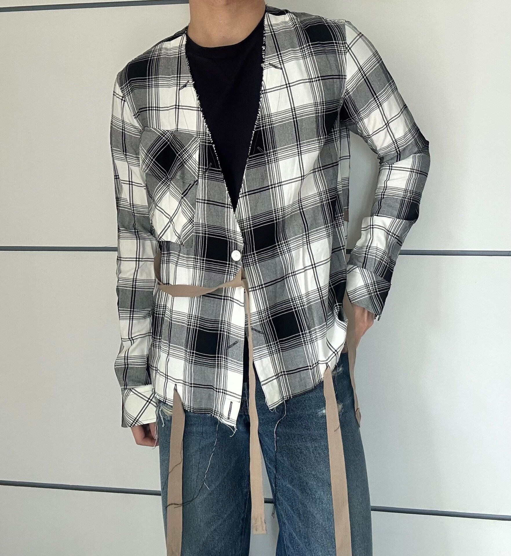 Takahiromiyashita The Soloist. takahiromiyashita thesoloist 17AW checkered cardigan| Size US S / EU 44-46 / 1 - 1 Thumbnail