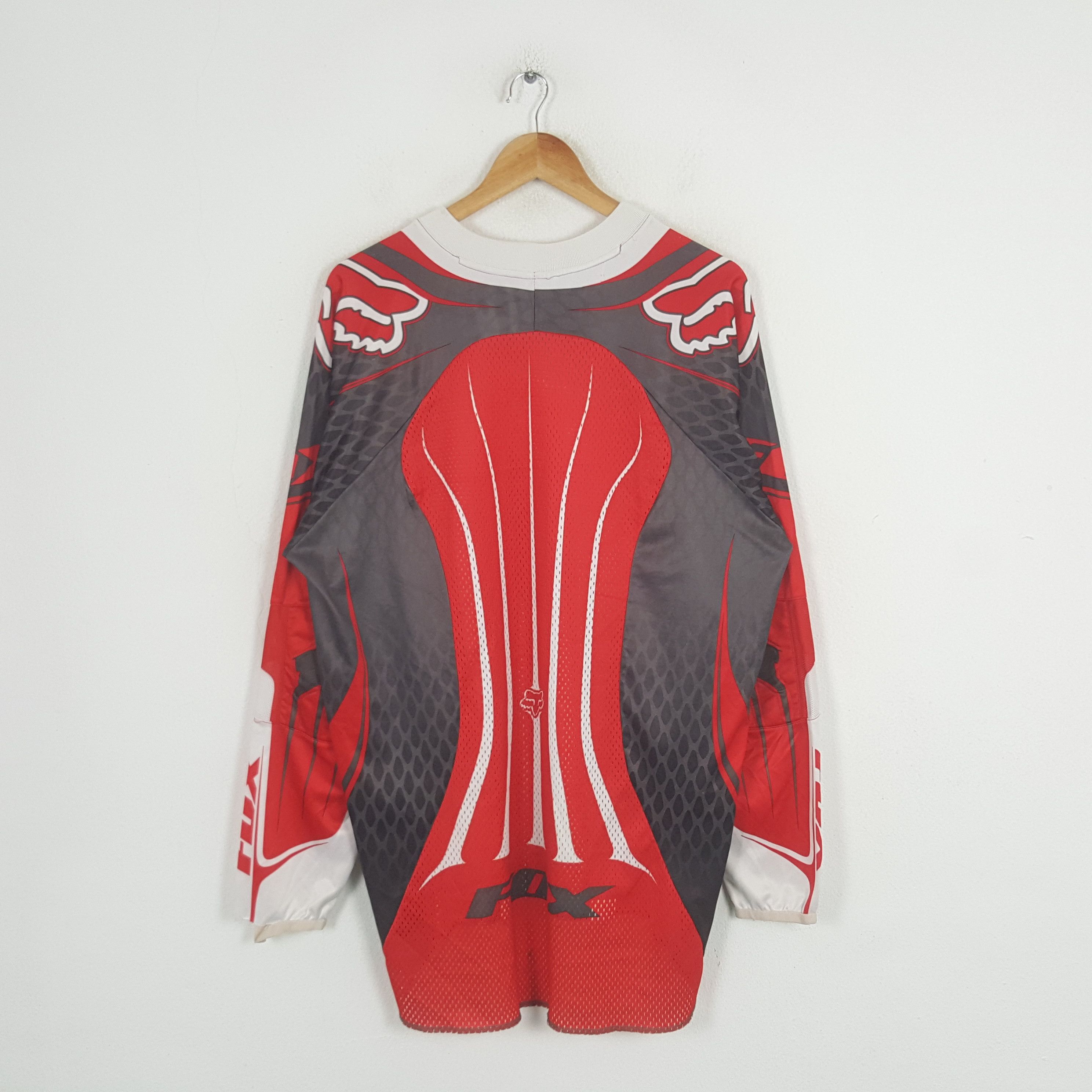 Fox Racing Vintage Fox Racing Extreme Motorsports Jersey Tshirt C285N69 Size US L / EU 52-54 / 3 - 3 Thumbnail